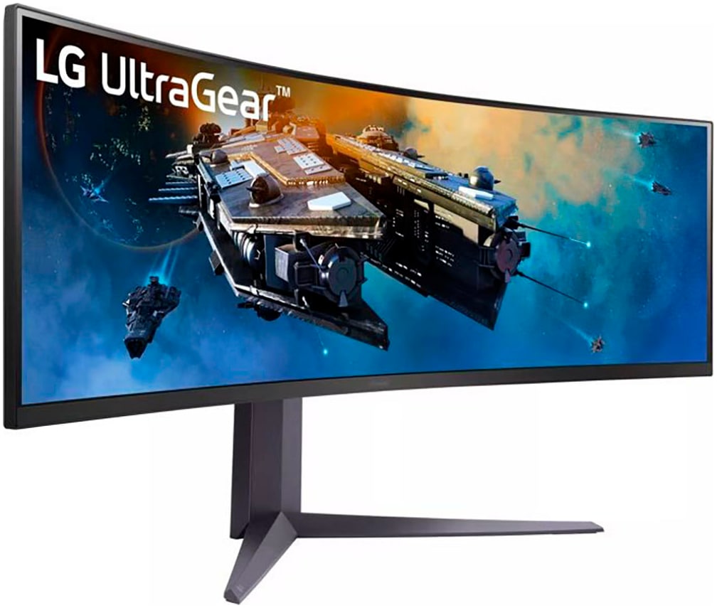 LG Curved-Gaming-Monitor »45GR65DC«, 113 cm/45 Zoll, 5120 x 1440 px, DQHD, 1 ms Reaktionszeit, 200 Hz