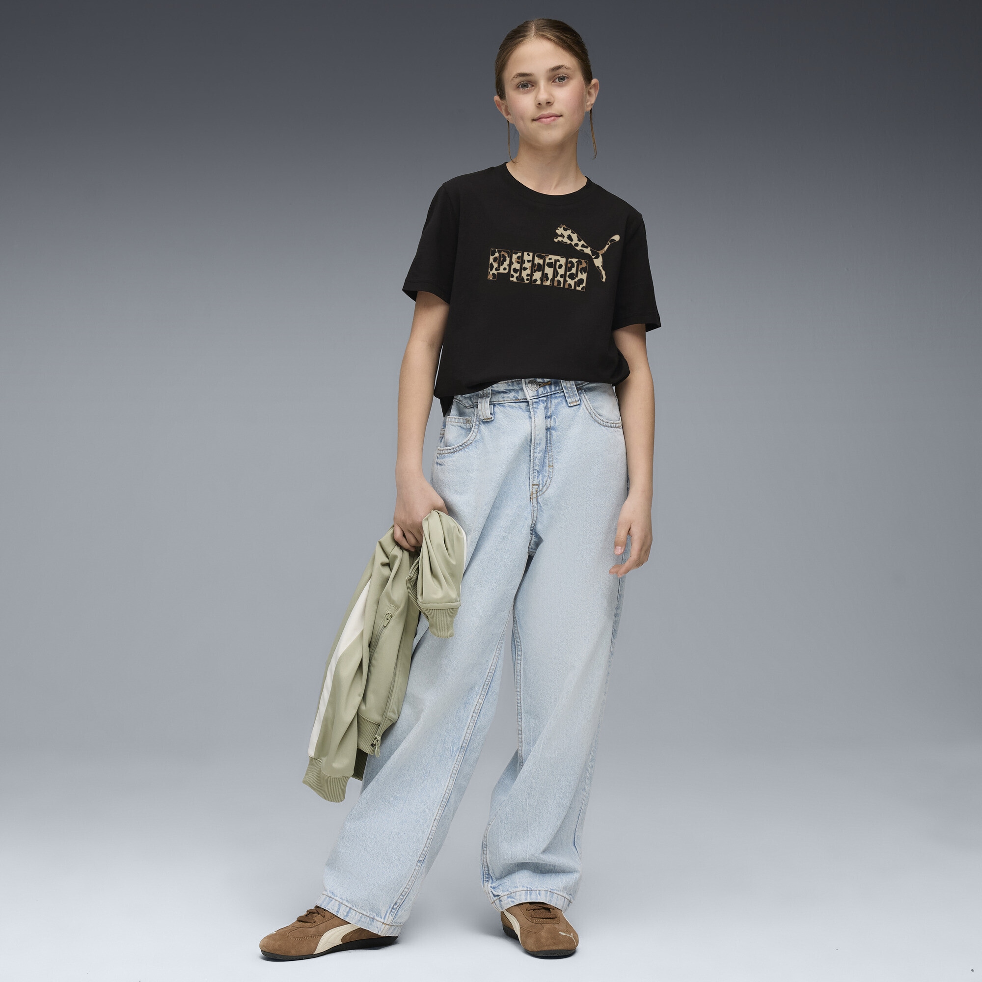PUMA T-Shirt »Essentials Graphic Animal T-Shirt Mädchen«
