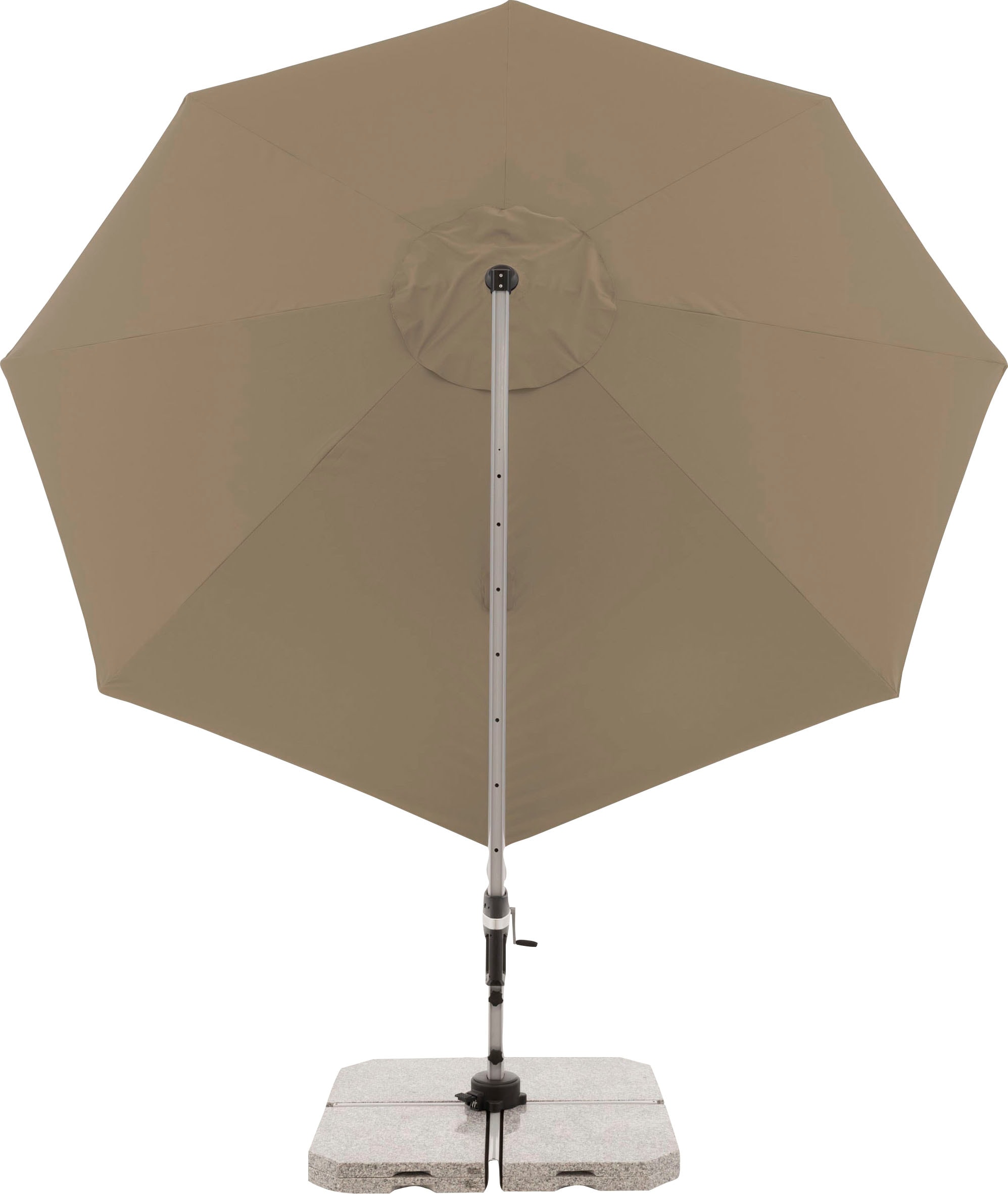 doppler® Ampelschirm, UV-beständig, um 360 Grad drehbar