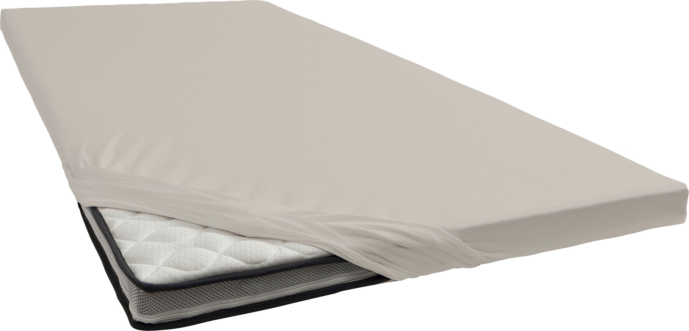 bellana Spannbettlaken "bellana deluxe für Topper, mit Elasthan, Premium Jersey 230 g/m²" mit 5% Elasthan, für Topper mit 4-10cm Höhe, bügelfrei, faltenfrei