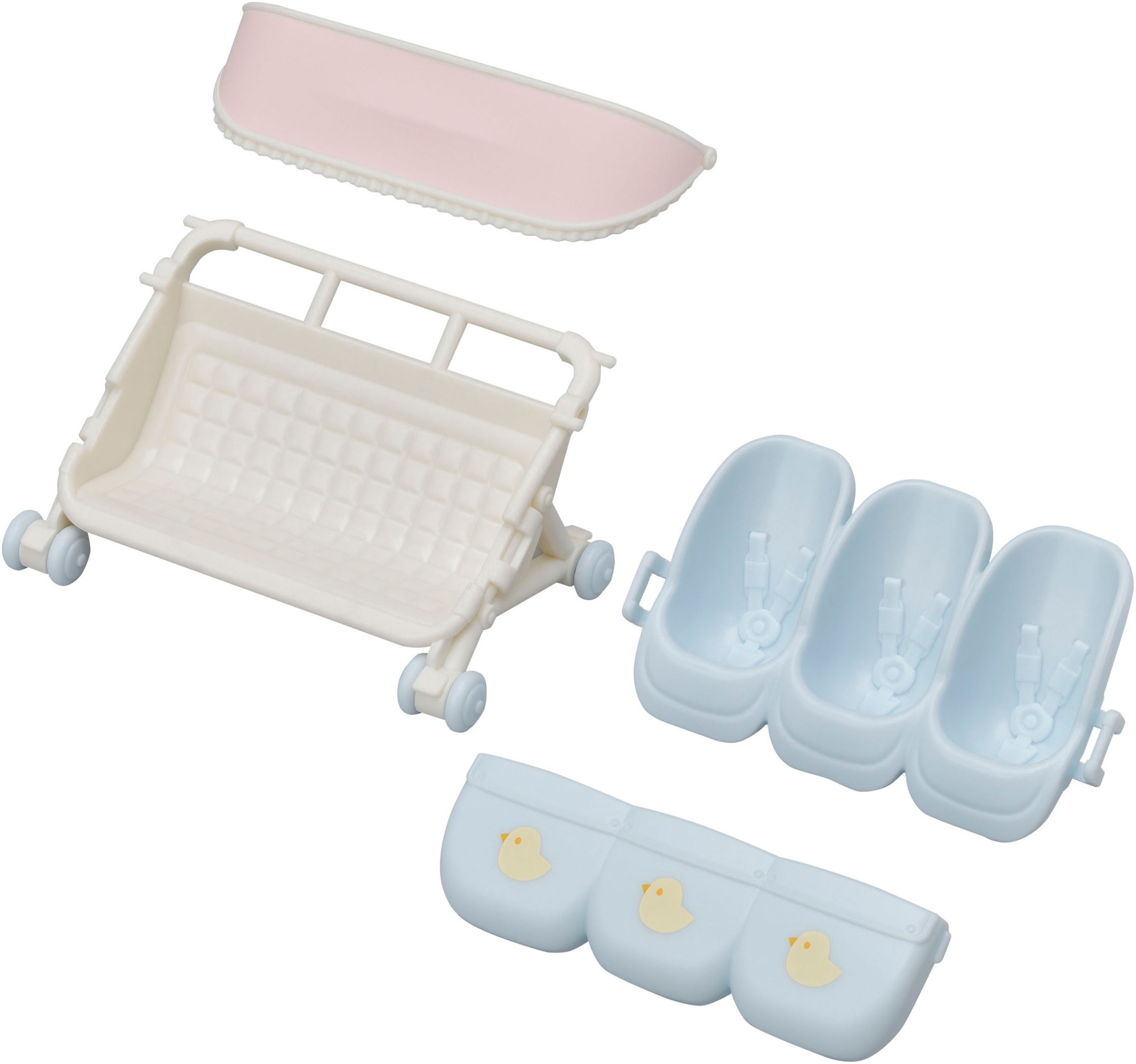 Sylvanian Families Spielwelt »Drillings-Kinderwagen (5533)«