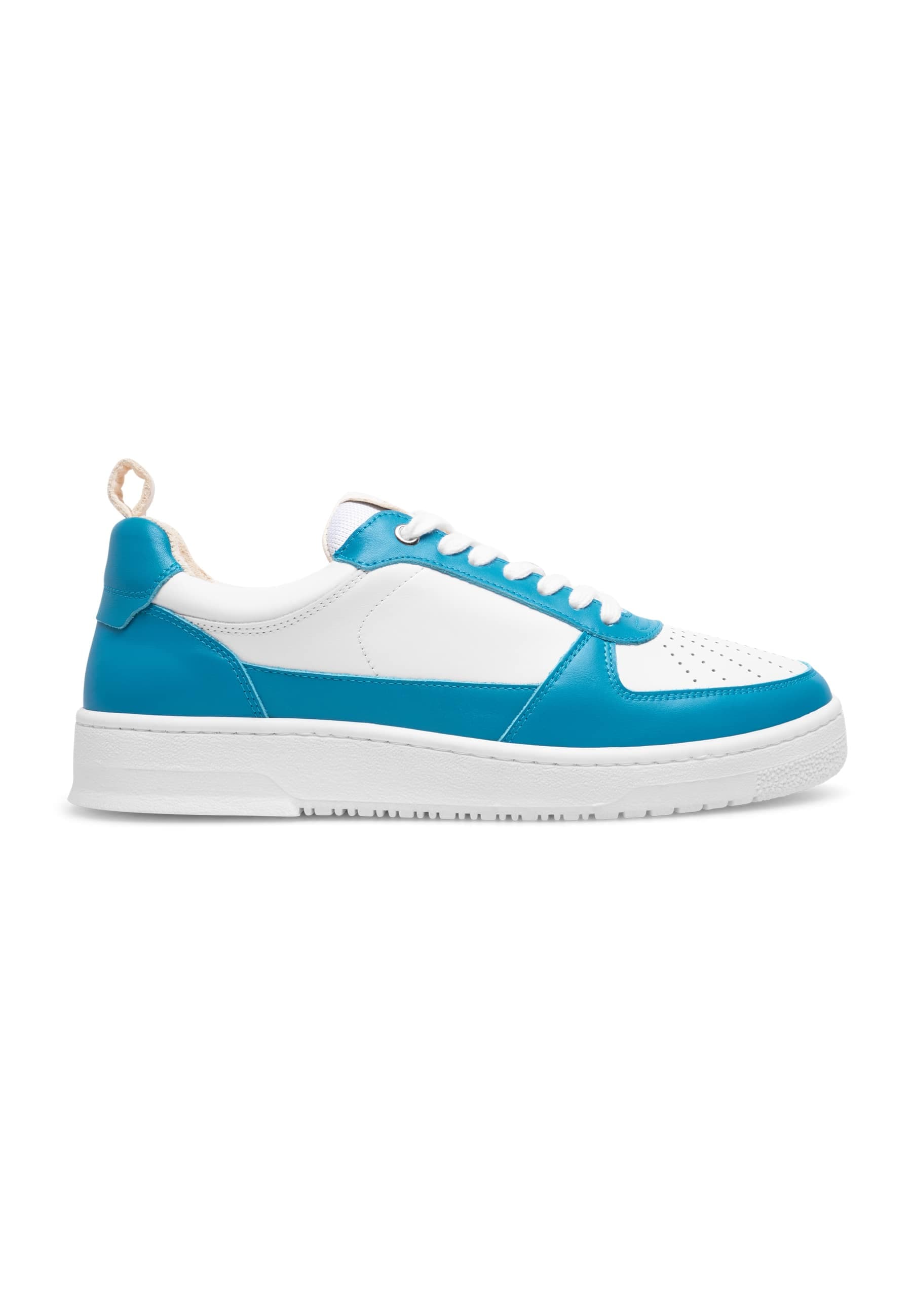 N91 Sneaker »Bball M AB Herrensneaker«, Turnschuh Leder handgefertigt, sportlicher Freizeitschuh Herren