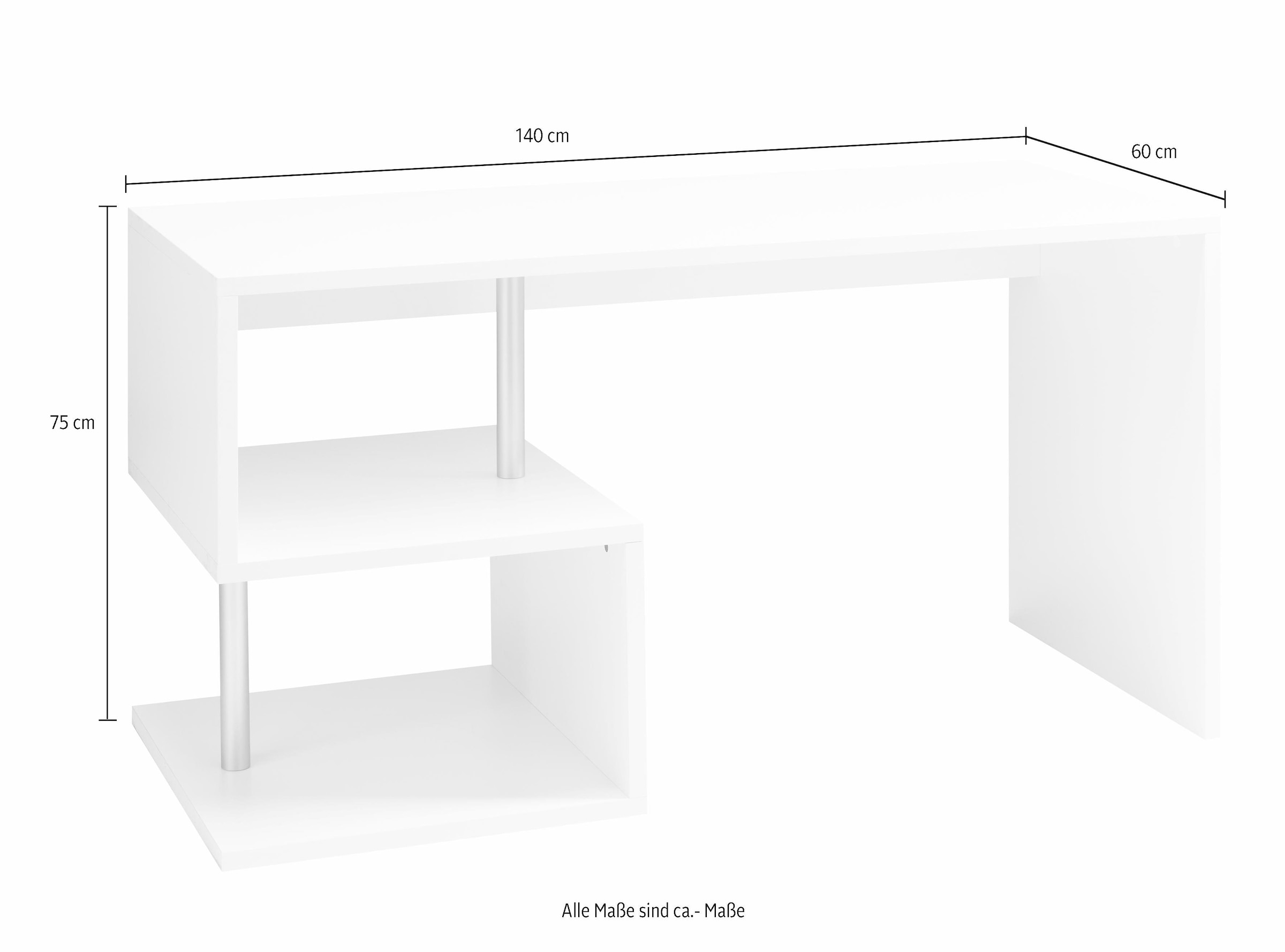 INOSIGN Schreibtisch »Esse«, Breite 140 cm