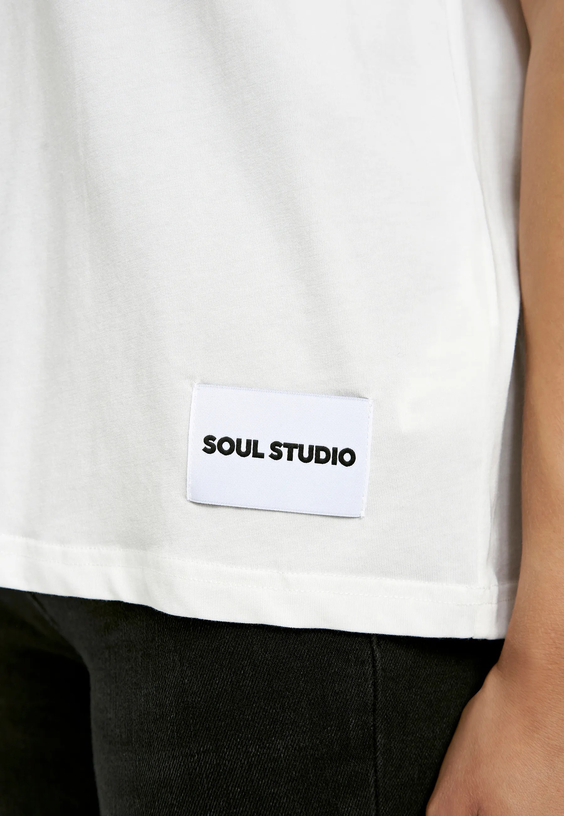 Thumbnail - Smith & Soul T-Shirt mit Umschlagsaum, Rundhalsform