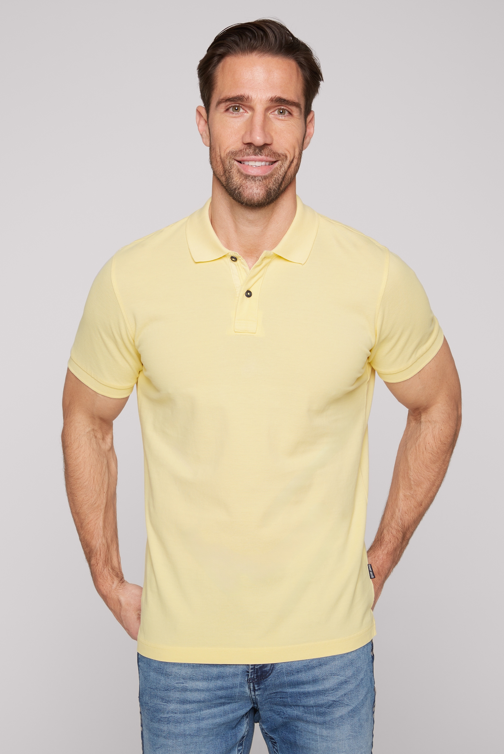 CAMP DAVID Poloshirt, mit Seitenschlitze günstig online kaufen