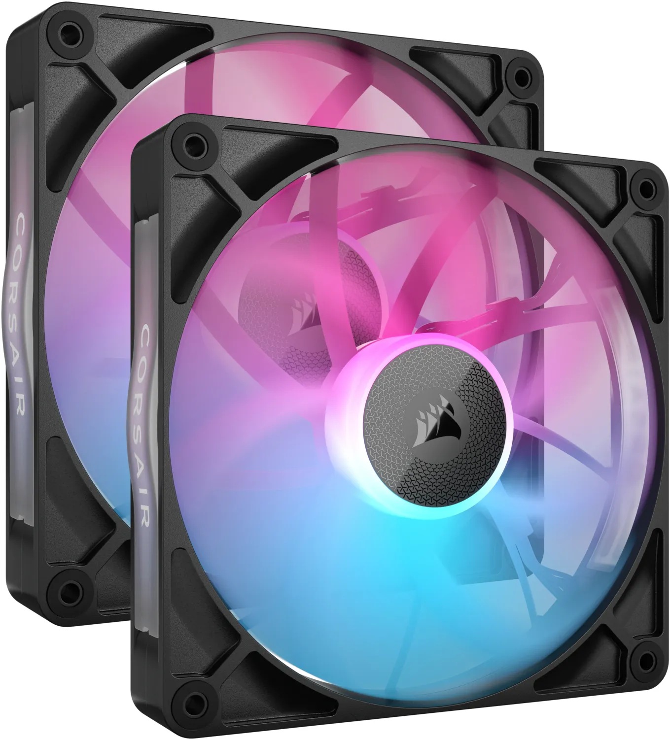 Corsair CPU Kühler »iCUE LINK RX140 RGB 140-mm-PWM-Lüfter-Zweier-Starter-Kit«