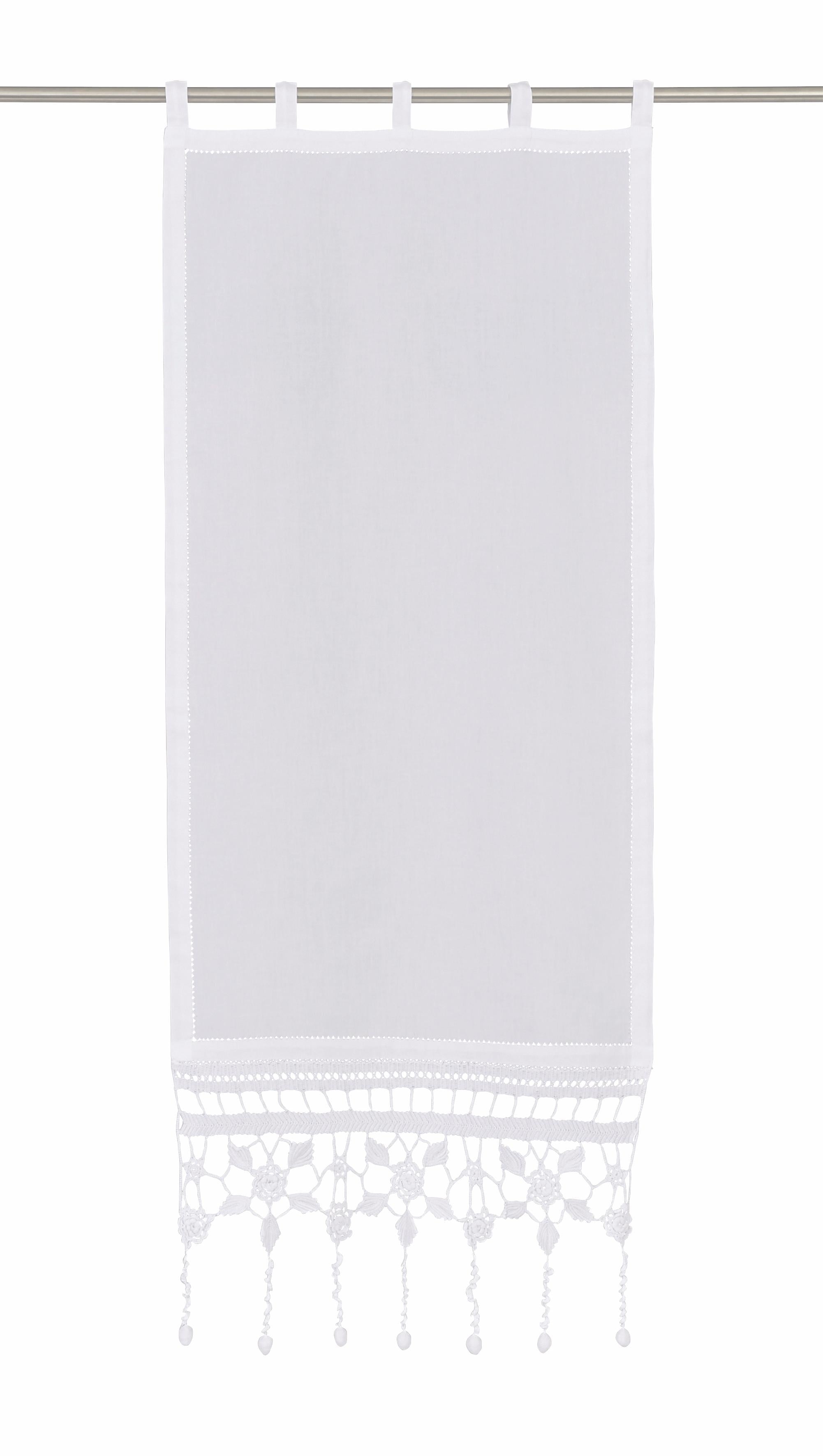 HOSSNER - ART OF HOME DECO Scheibengardine "Großglockner" Schlaufen 1 Stk. günstig online kaufen