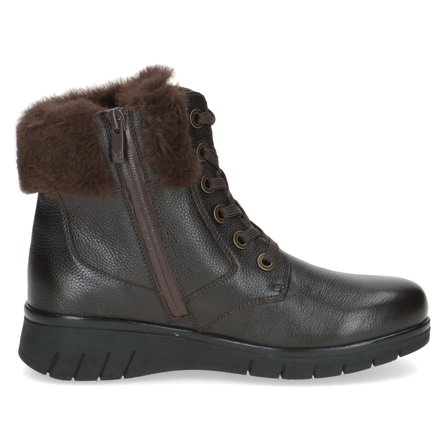 Caprice Winterboots  , Keilabsatz, Schnürboots, Schnürstiefelette in Weite H (sehr weit)