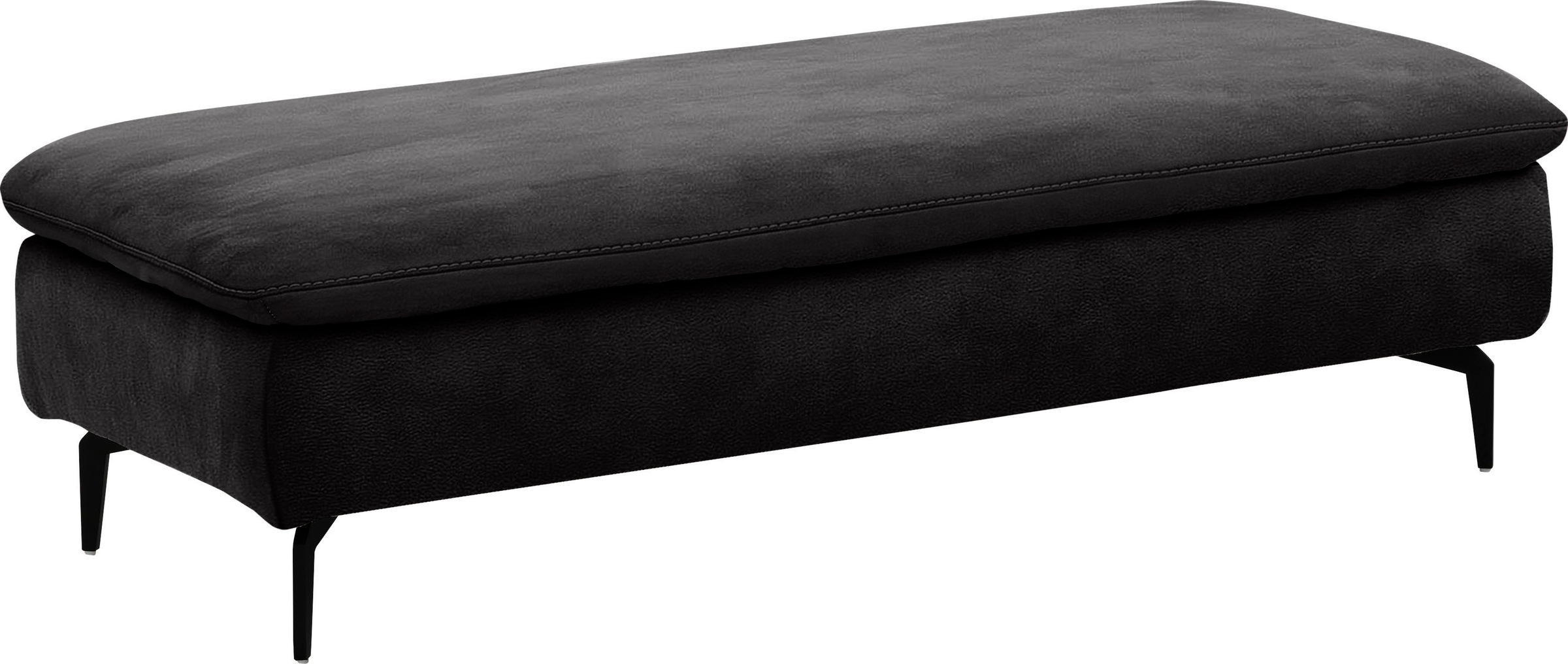 Thumbnail - W.SCHILLIG Ecksofa "valentinoo, Designsofa, bequem, elegant und zeitlos, L-Form" inklusive Hocker, mit Sitztiefenverstel...