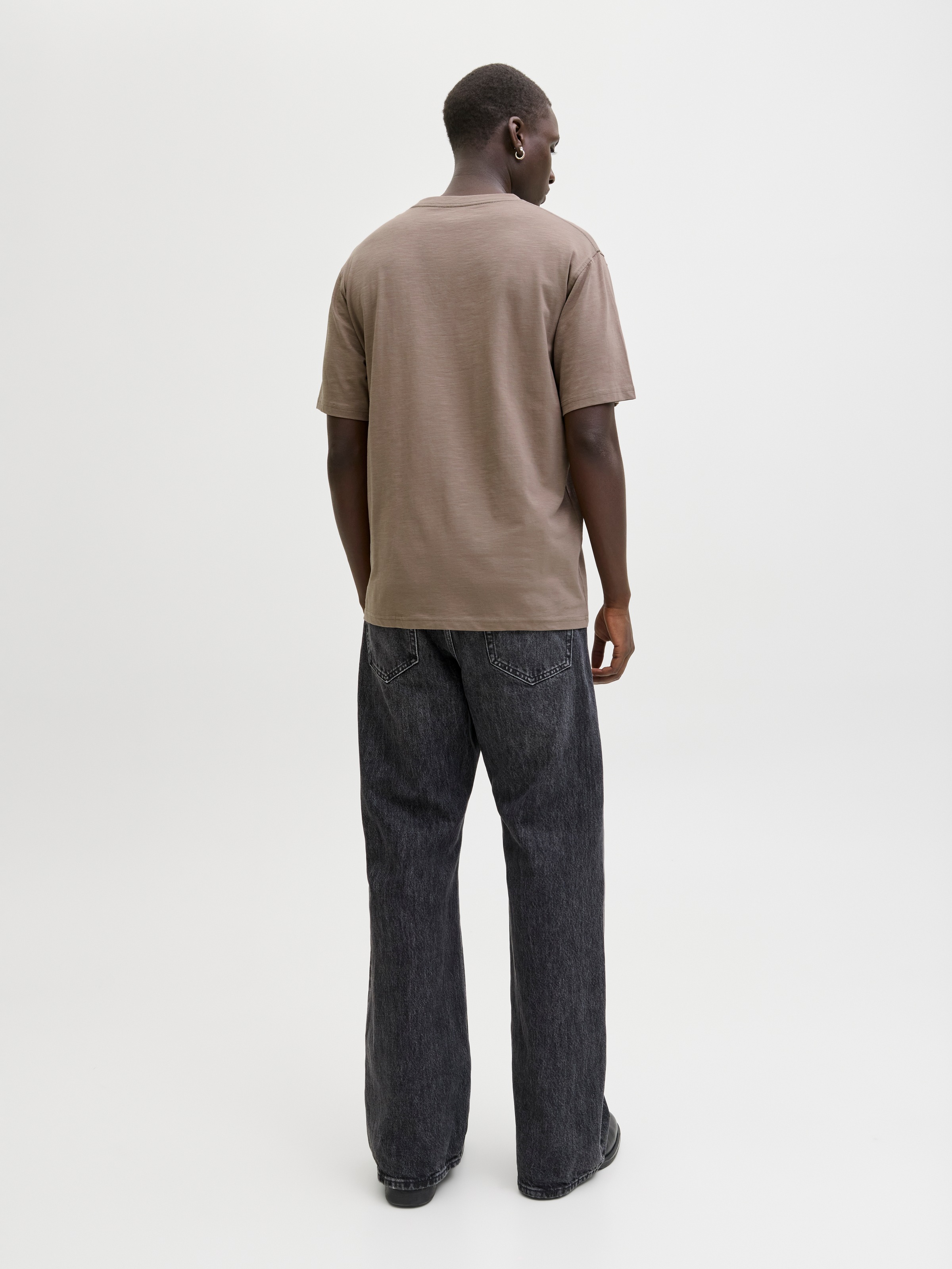 Jack & Jones Kurzarmshirt »JJEDOVER SLUB TEE SS NOOS« Baumwollmischung, relaxed fit