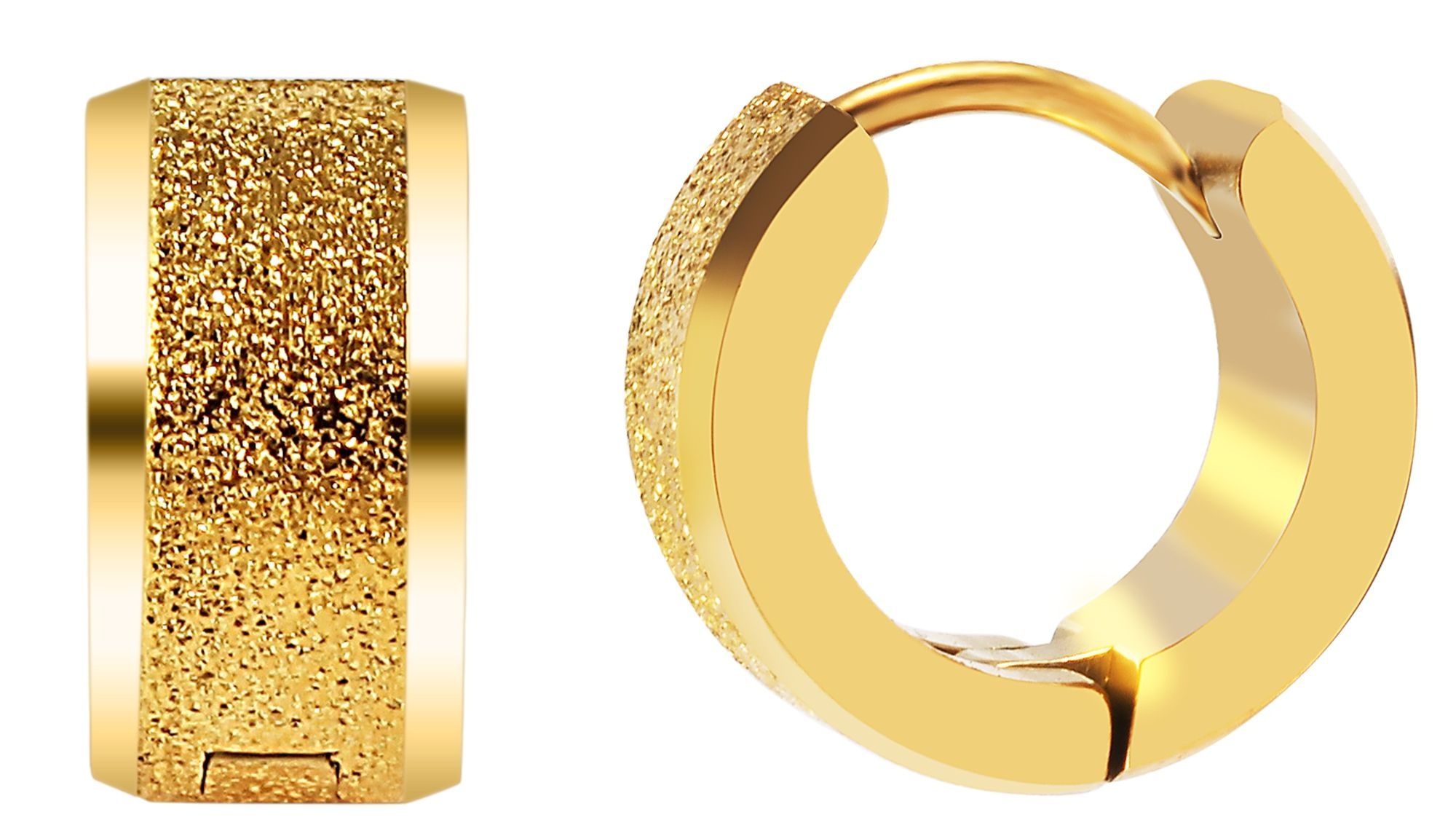 Adelia´s Klappcreolen »Damen Ohrringe – Klappcreole aus Edelstahl« Ideal zum Verschenken – schlicht und stilvoll