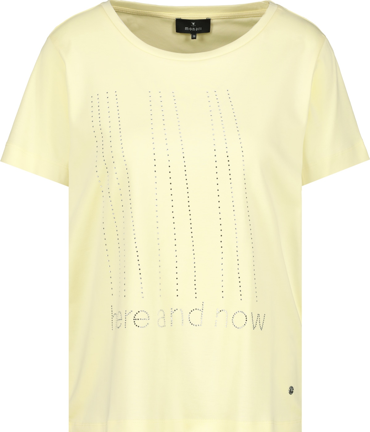 Monari Rundhalsshirt, mit Glitzernieten