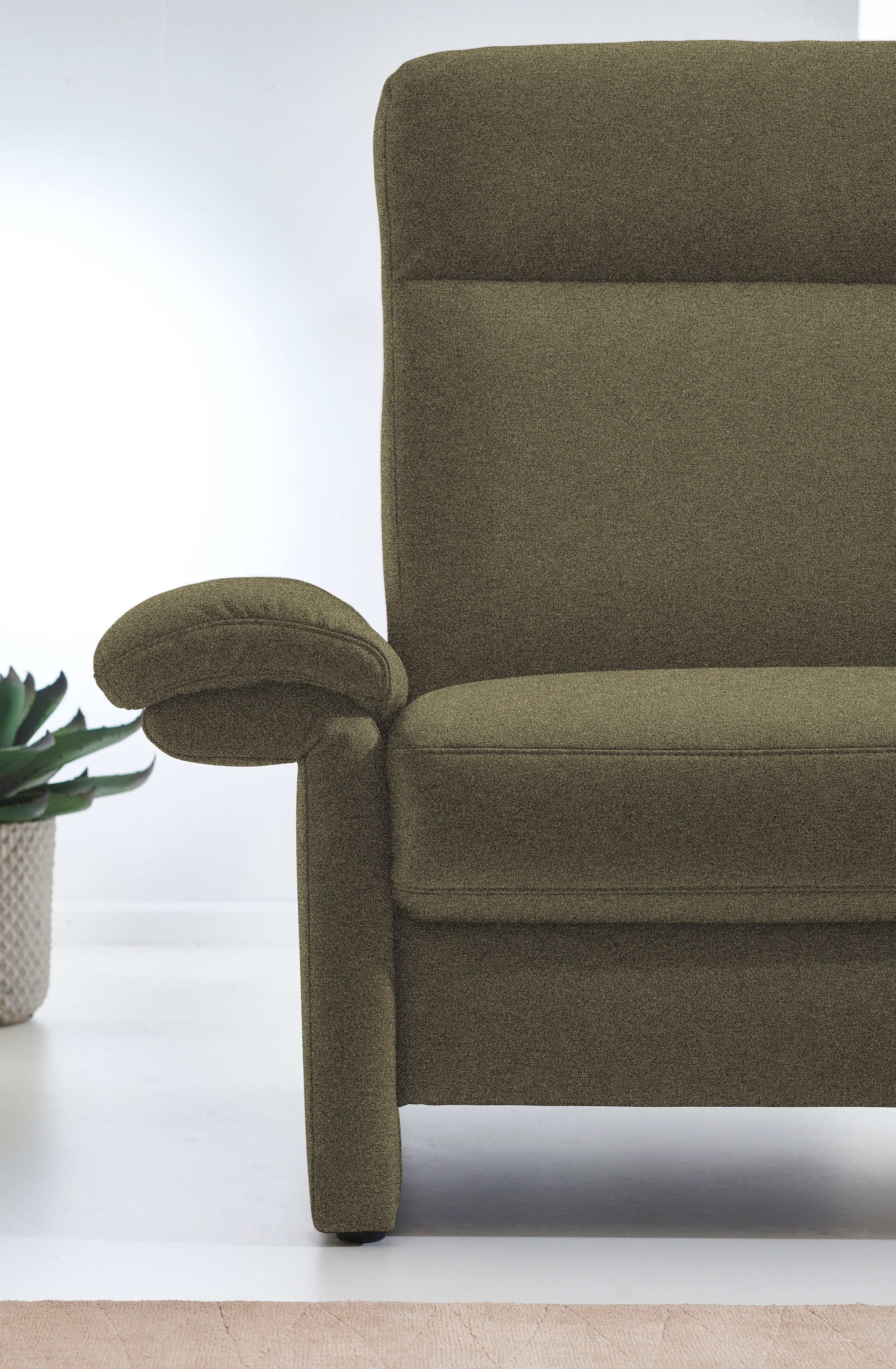 Places of Style 2,5-Sitzer »Senise, Breite 186 cm, Armteilverstellung, Federkern«, wahlweise auch mit Relaxfunktion auf beiden Seiten