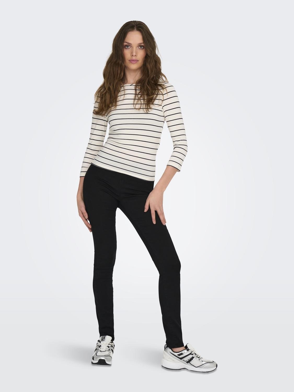 ONLY Skinny-fit-Jeans »ONLROYAL REG CROSSOVER WAIST SK DNM PIM«