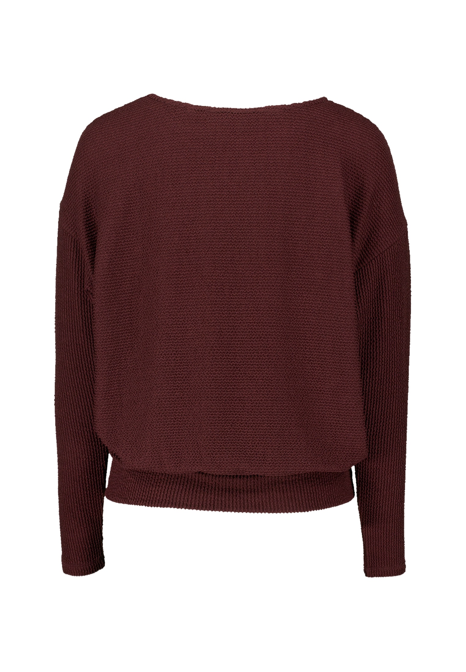 Zero Kurzarmshirt »zero Damen Jerseyshirt strukturiert langarm«, (1 tlg.), Plain/ohne Details