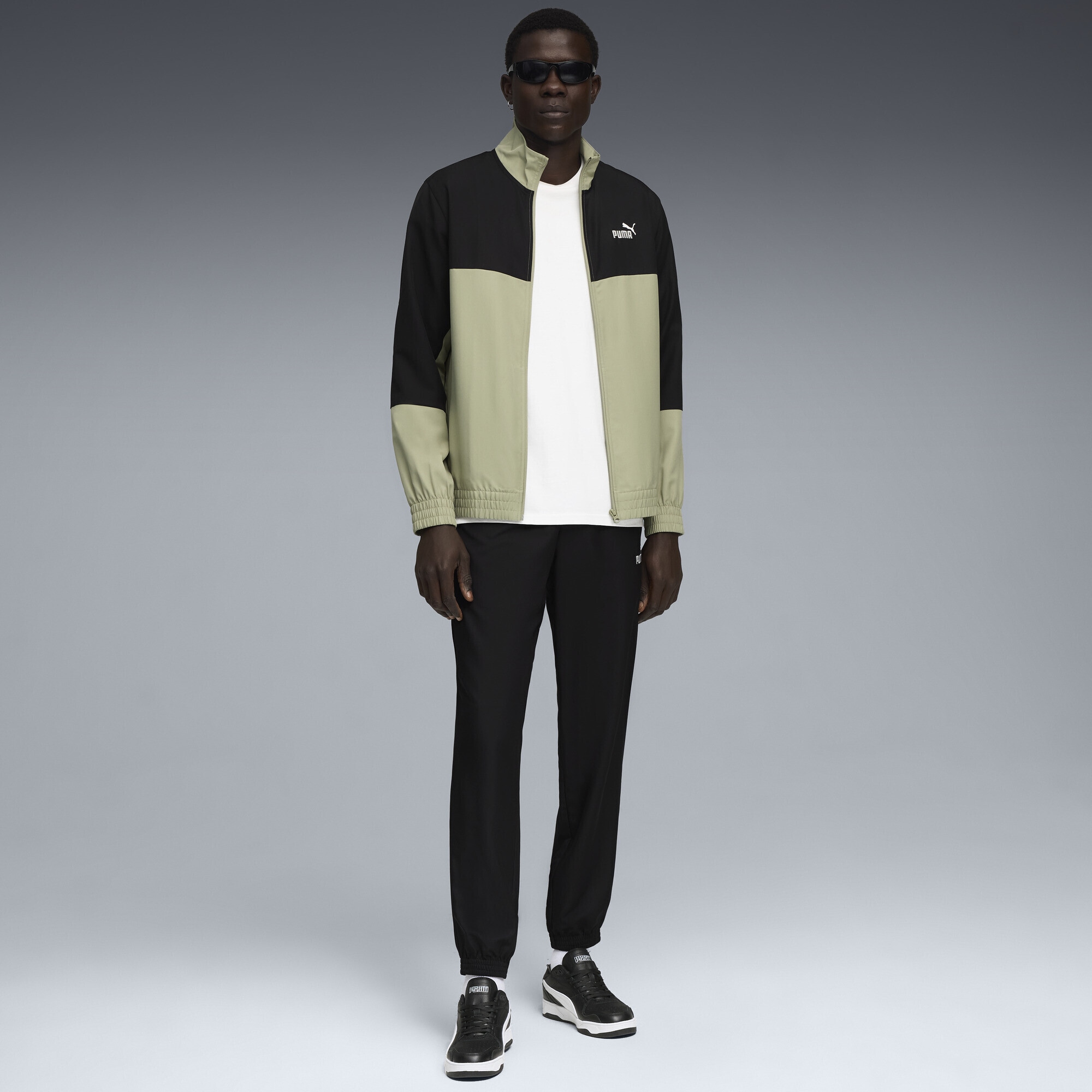 PUMA Trainingsanzug »Gewebter Colourblock Trainingsanzug Herren«