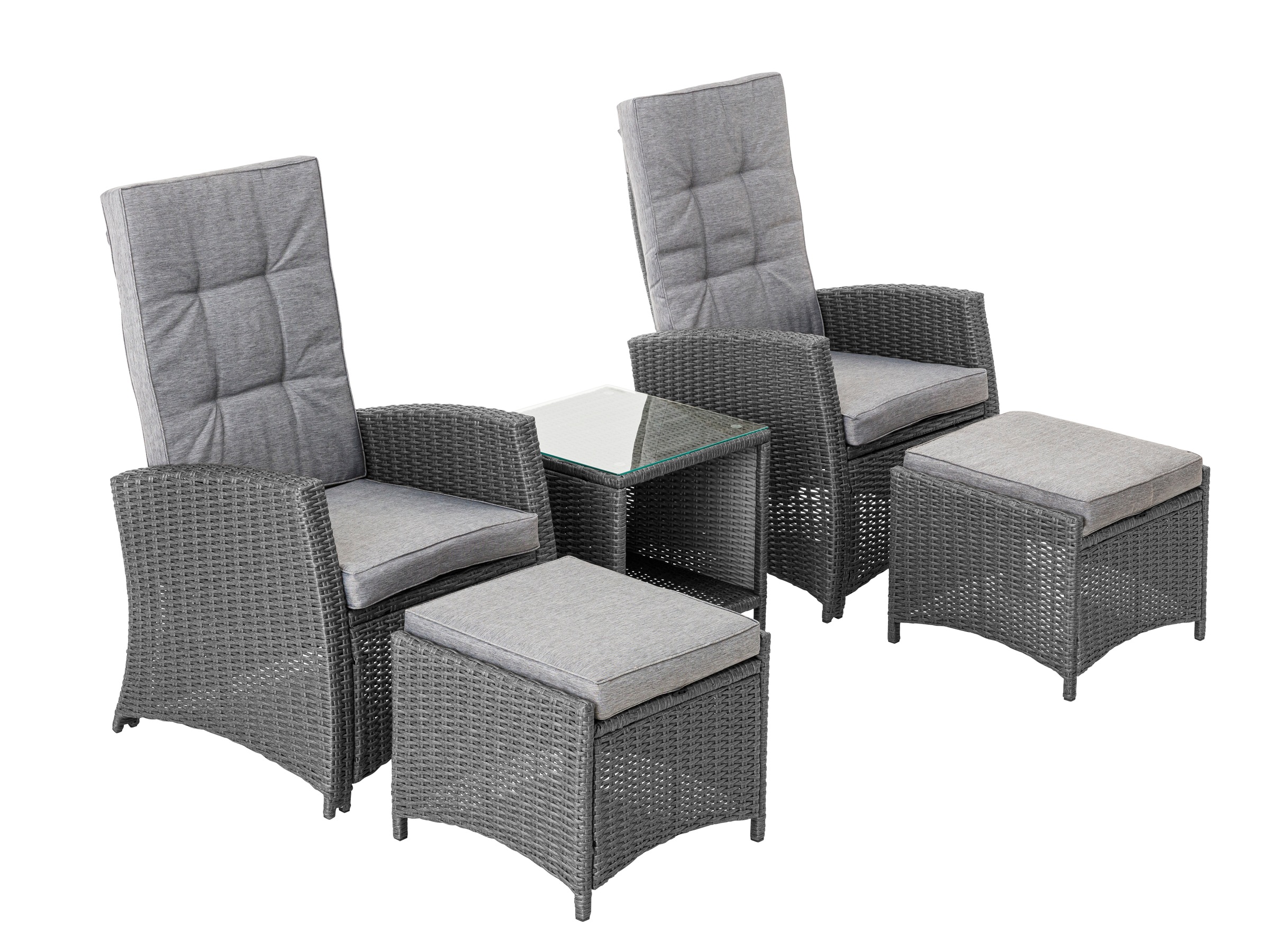 KONIFERA Garten-Essgruppe ""New Paris"" Set, 2 Sessel, Rückenlehne verstell günstig online kaufen