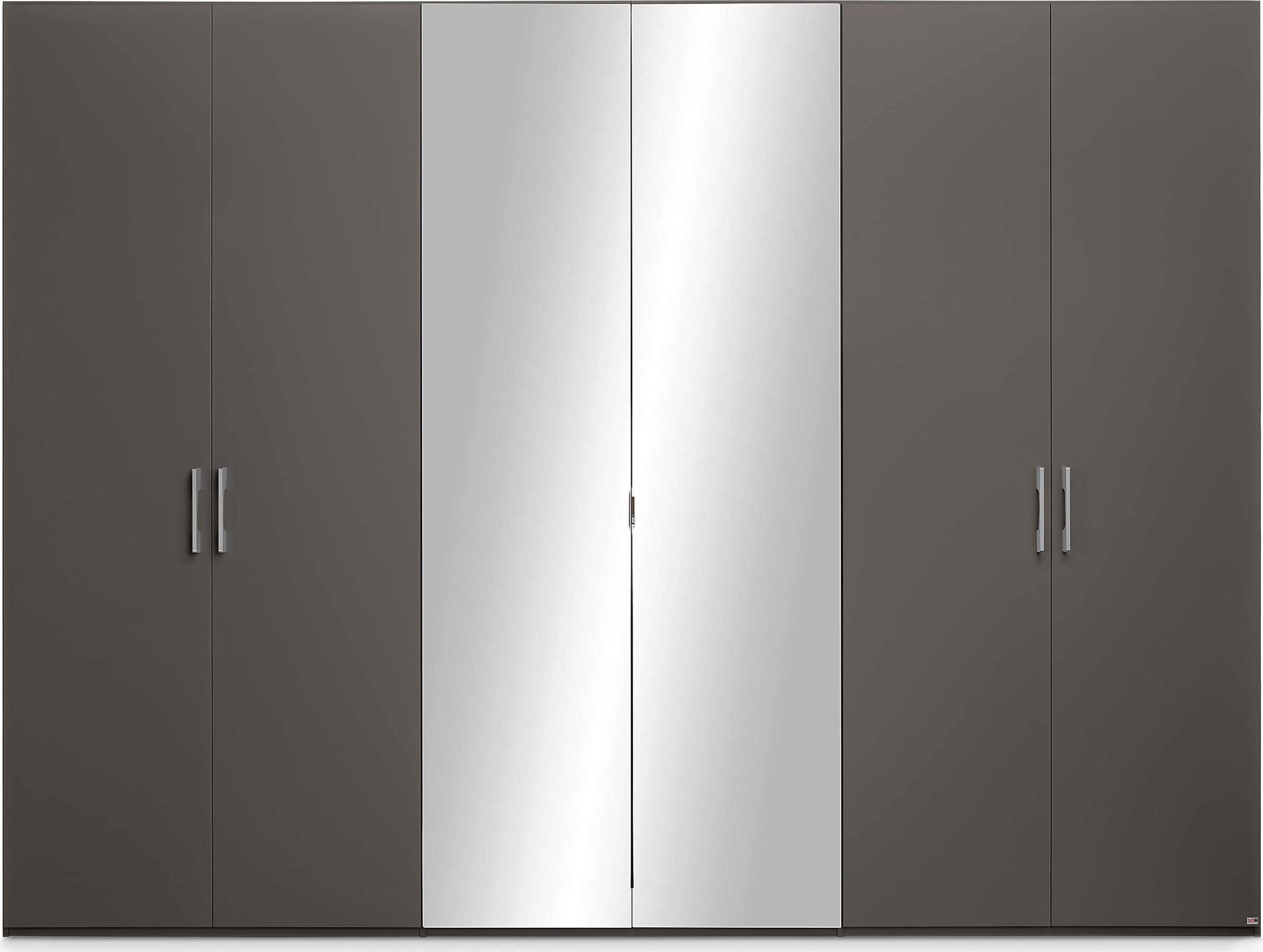 set one by Musterring Drehtürenschrank »Henderson«, mit Spiegel, in 2 Breiten, inkl. Fachböden und Kleiderstangen