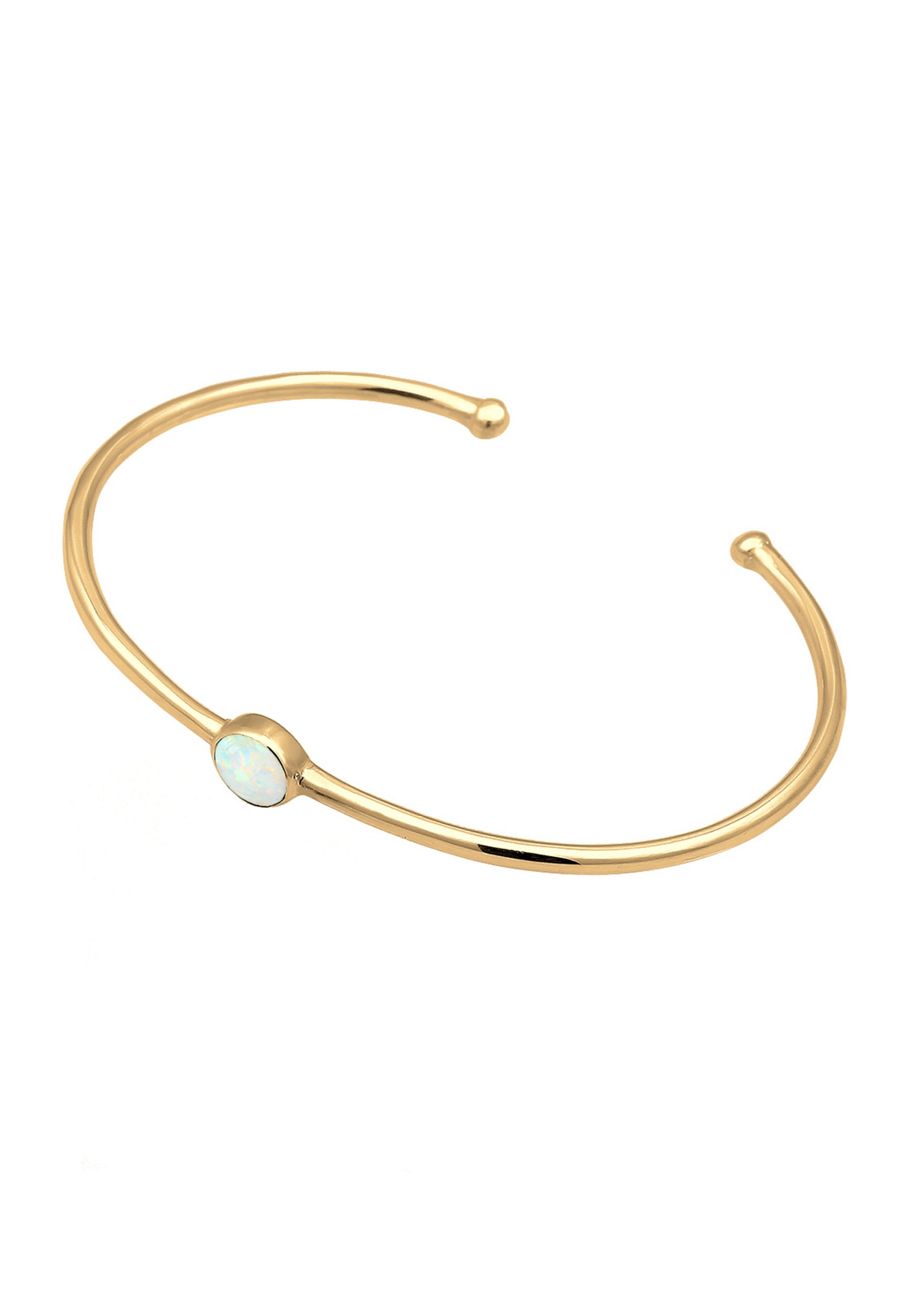 Elli Armreif »Armreif Bangle Synthetischer Opal Trend 925 Silber«