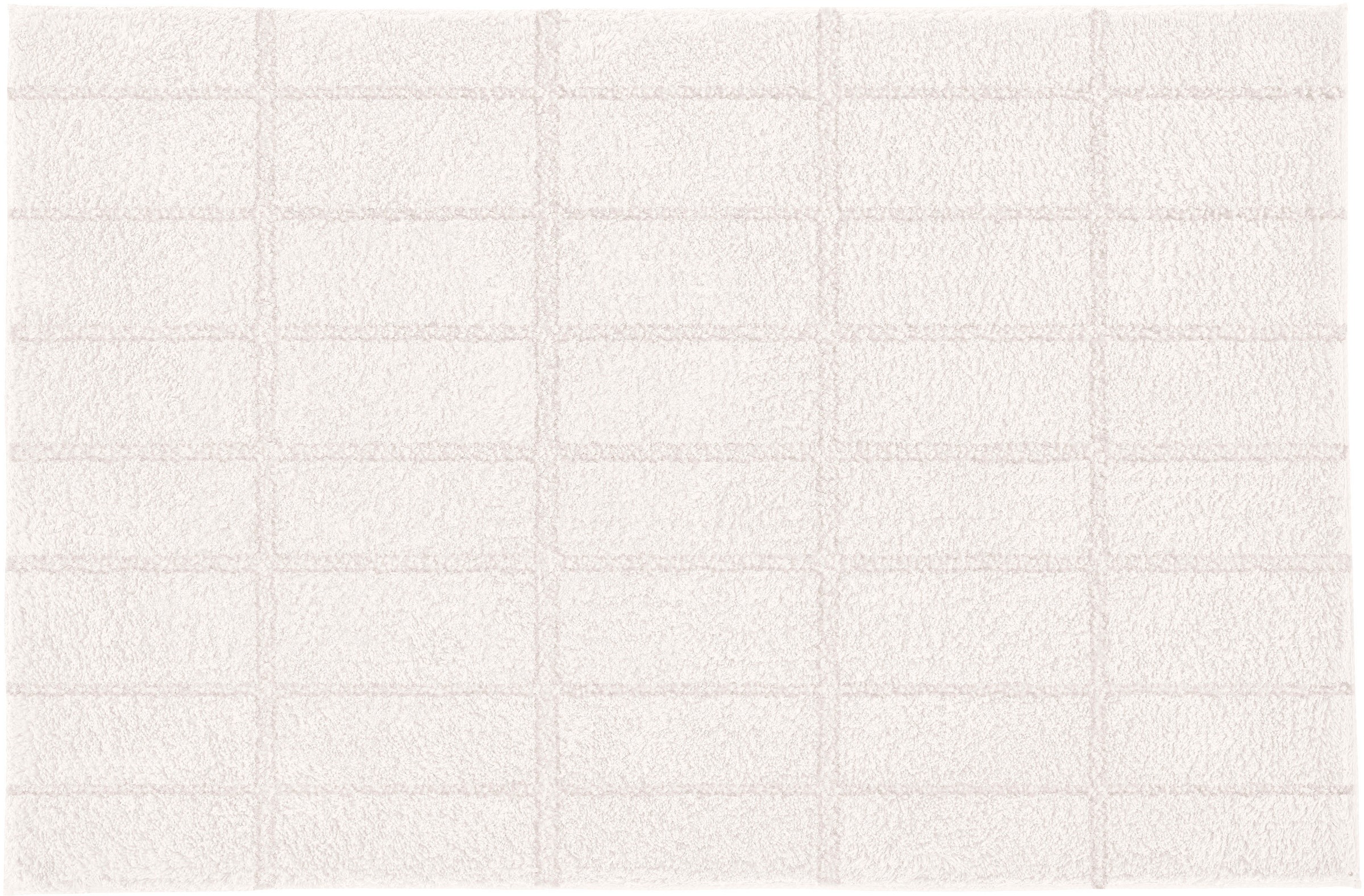 Kleine Wolke Badematte »Tiles«, rutschhemmend beschichtet, fußbodenheizungsgeeignet, Badteppich, Uni Farben, Hoch-Tief Effekt