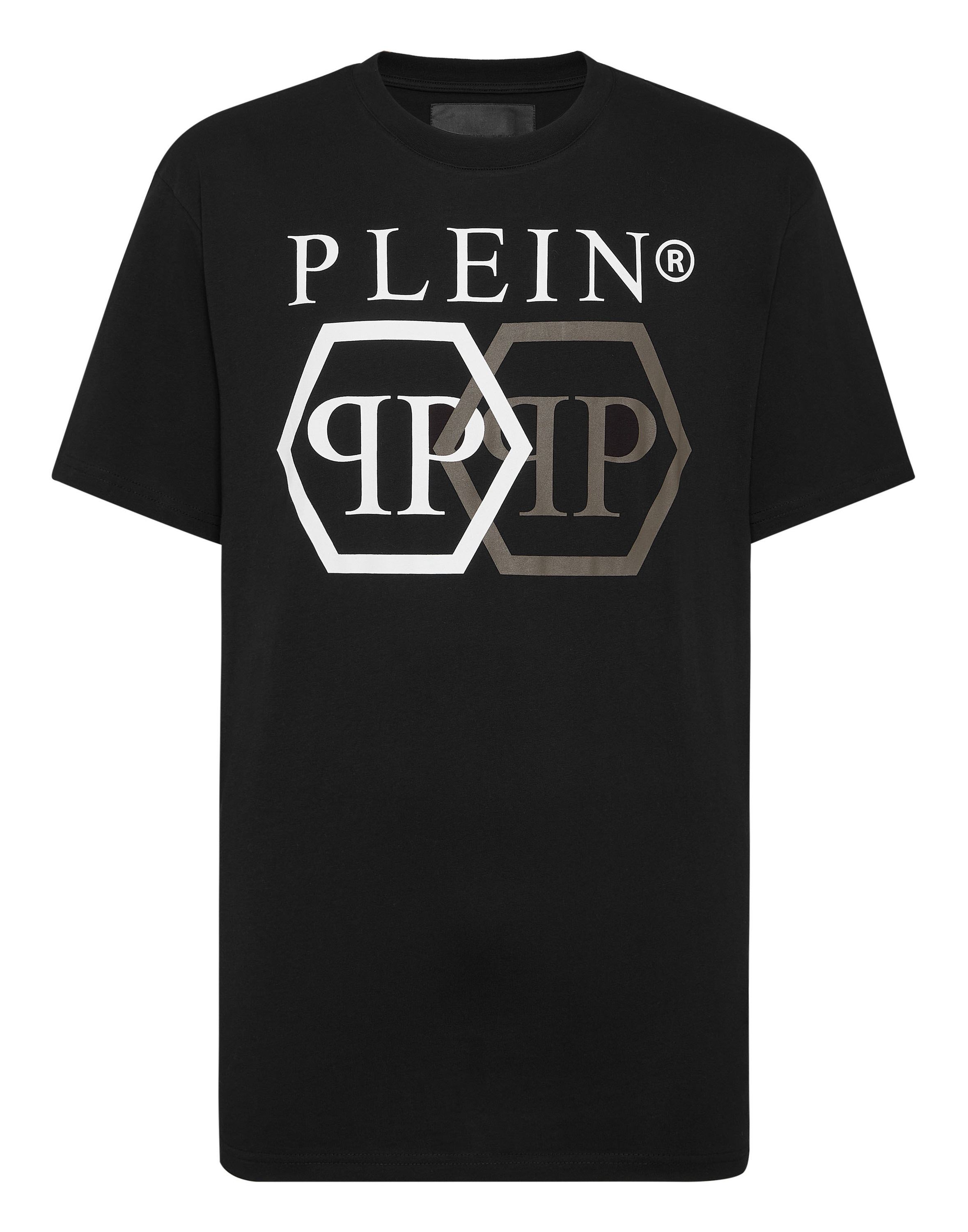 PHILIPP PLEIN T-Shirt »Hexagon Mit Schmucksteinen«