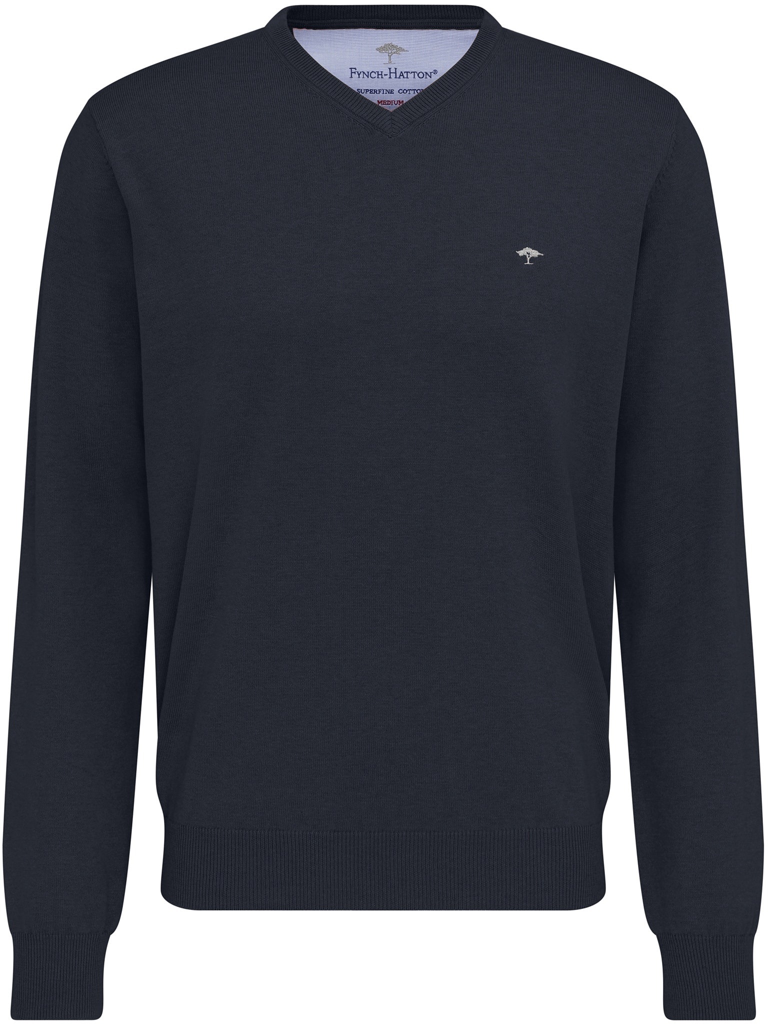 FYNCH-HATTON Strickpullover "FYNCH-HATTON Pullover mit V-Kragen", (1 tlg.), günstig online kaufen