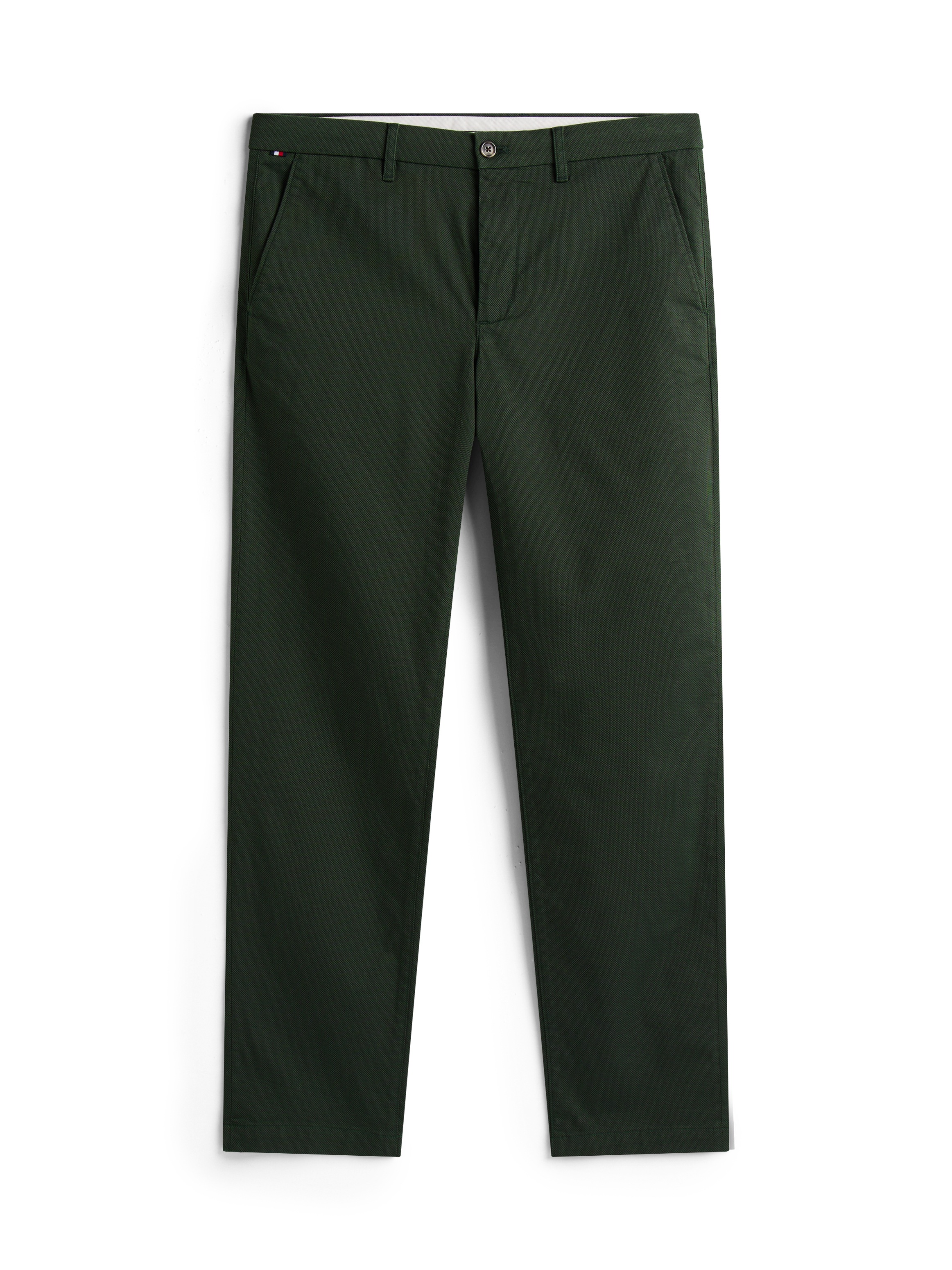 Tommy Hilfiger Chinohose »DENTON PRINTED STRU«, Straight Leg Fit, Baumwollstretch mit Struktur
