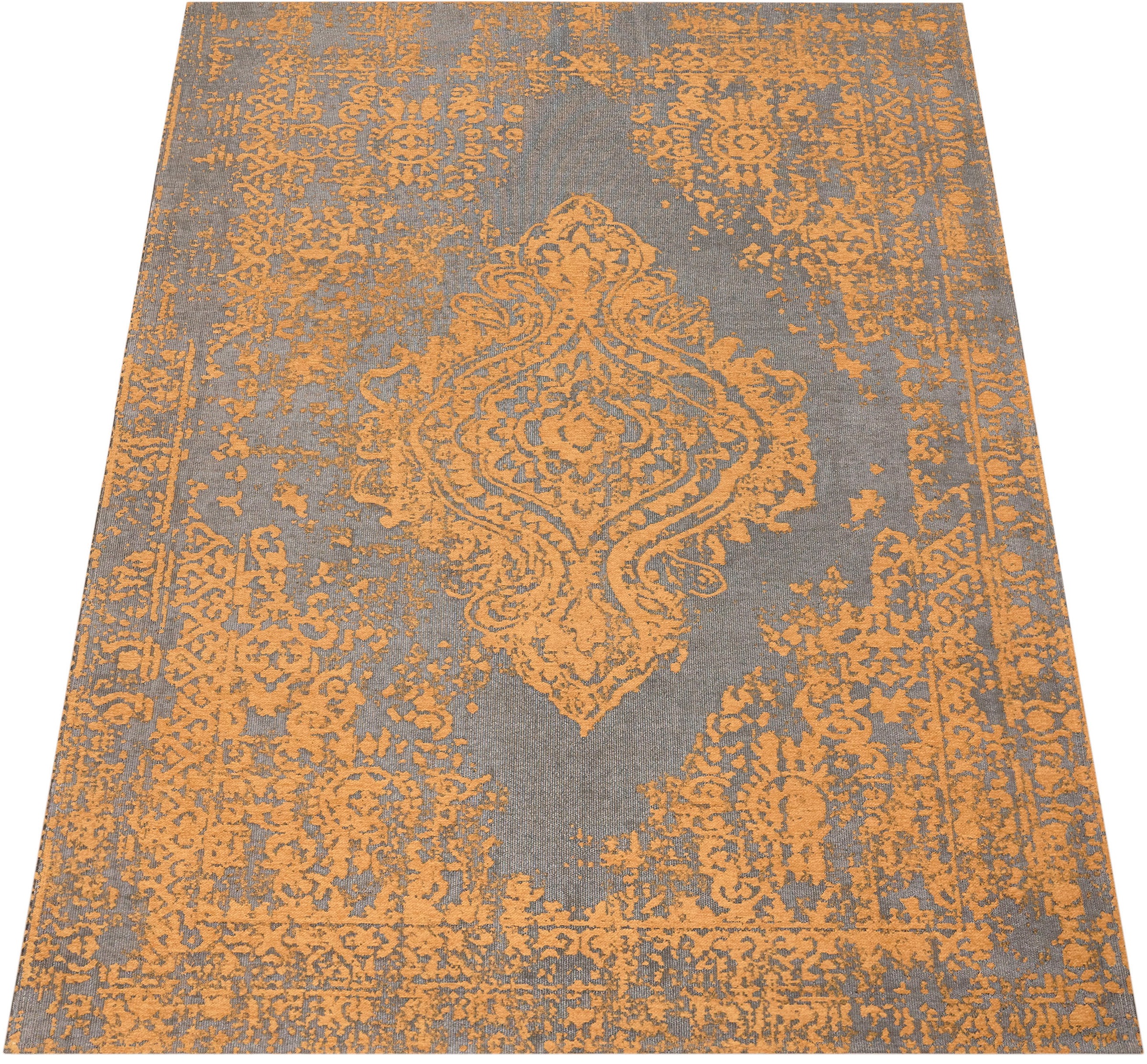 Paco Home Teppich "Mariba 200" rechteckig 13 mm Höhe Kurzflor, meliert, Ori günstig online kaufen