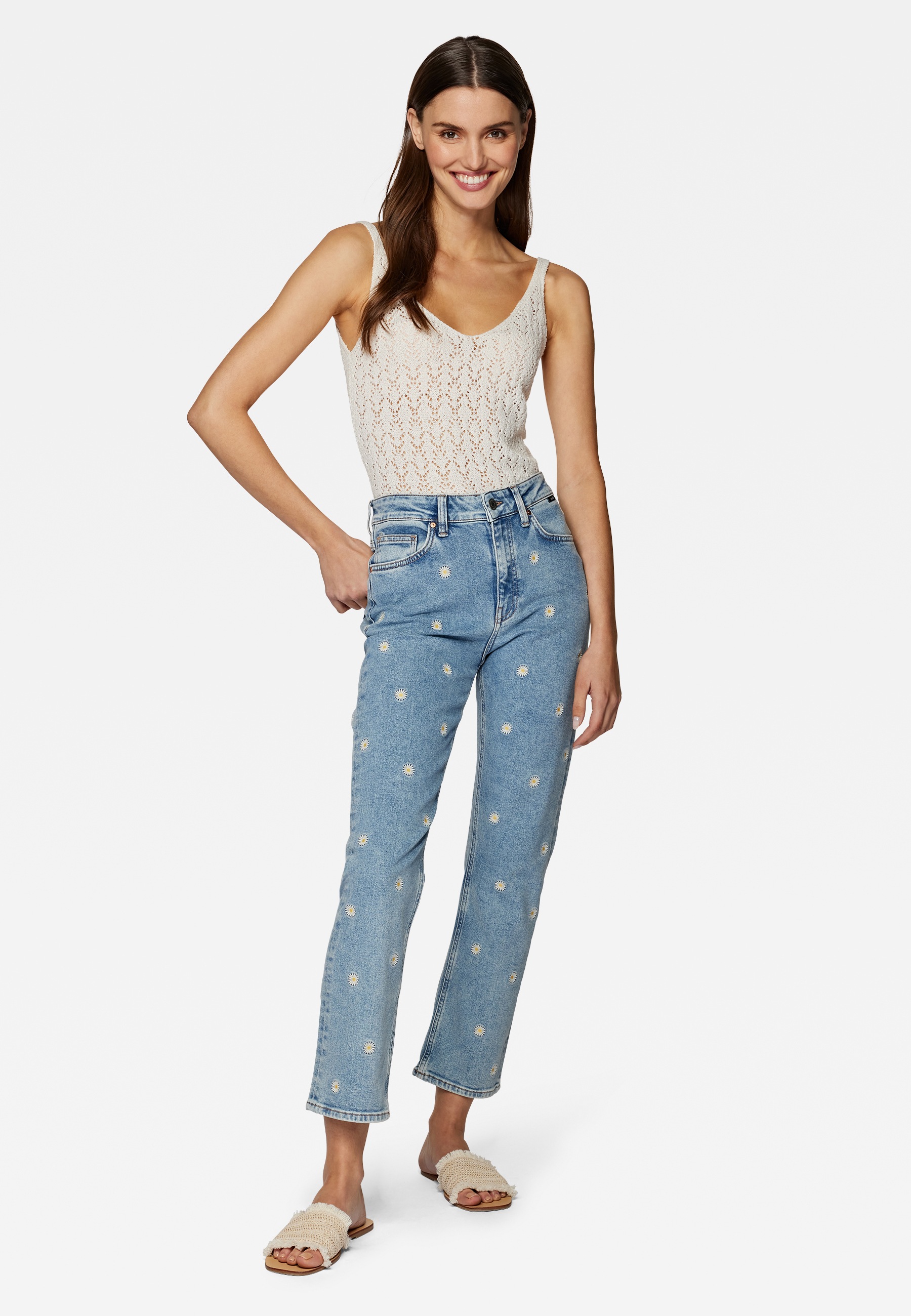 Mavi Straight-Jeans »NEW YORK«, gerde Form