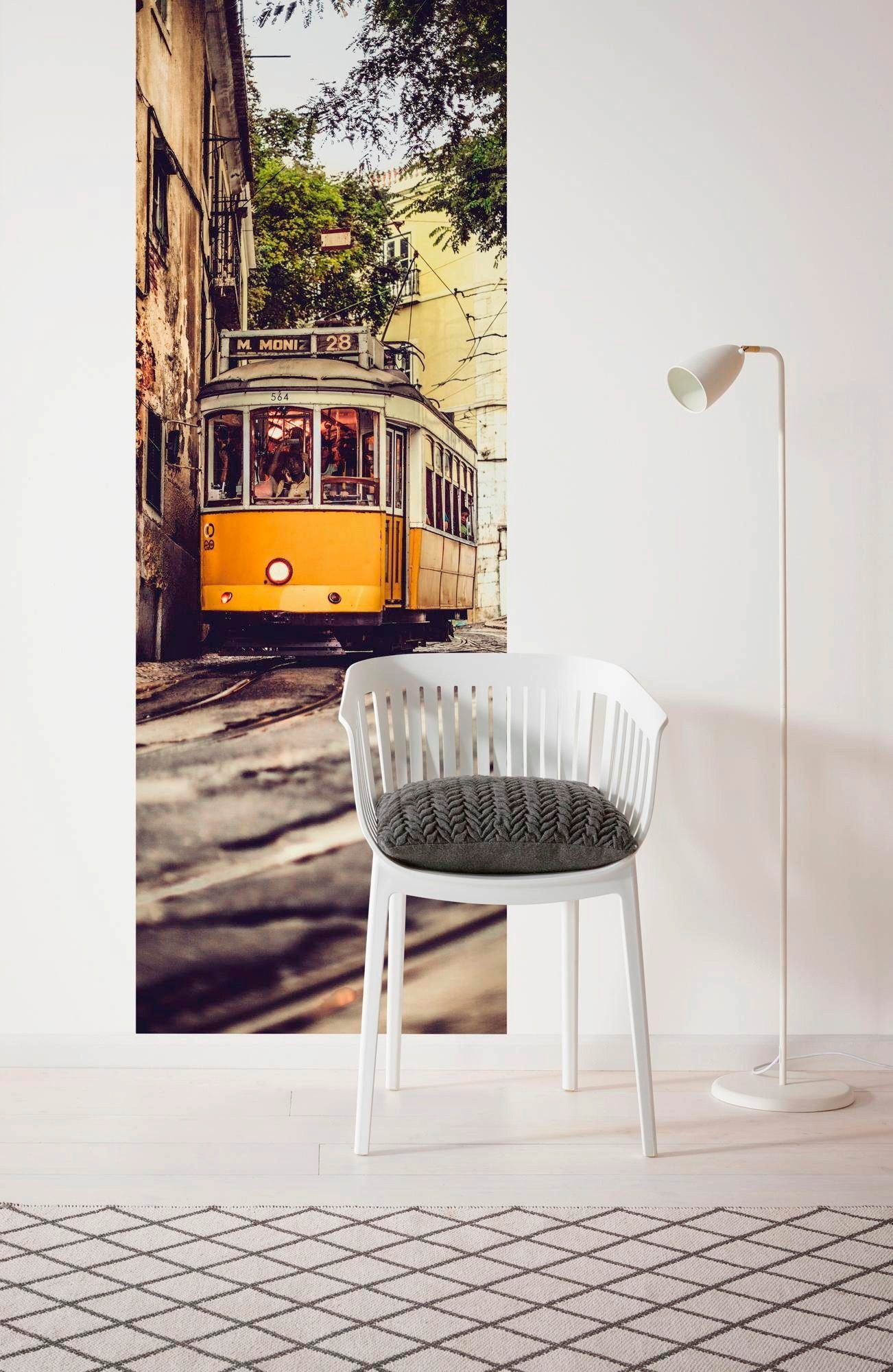 Komar Vliestapete »Digitaldruck Vlies -  Lissabon - Größe 100 x 280 cm« bedruckt glatt Wohnzimmer, Schlafzimmer