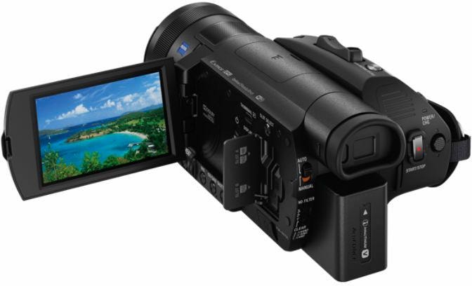 Sony Camcorder »FDR-AX700«, NFC, 12 fachx opt. Zoom, Exmor RS CMOS Sensortyp