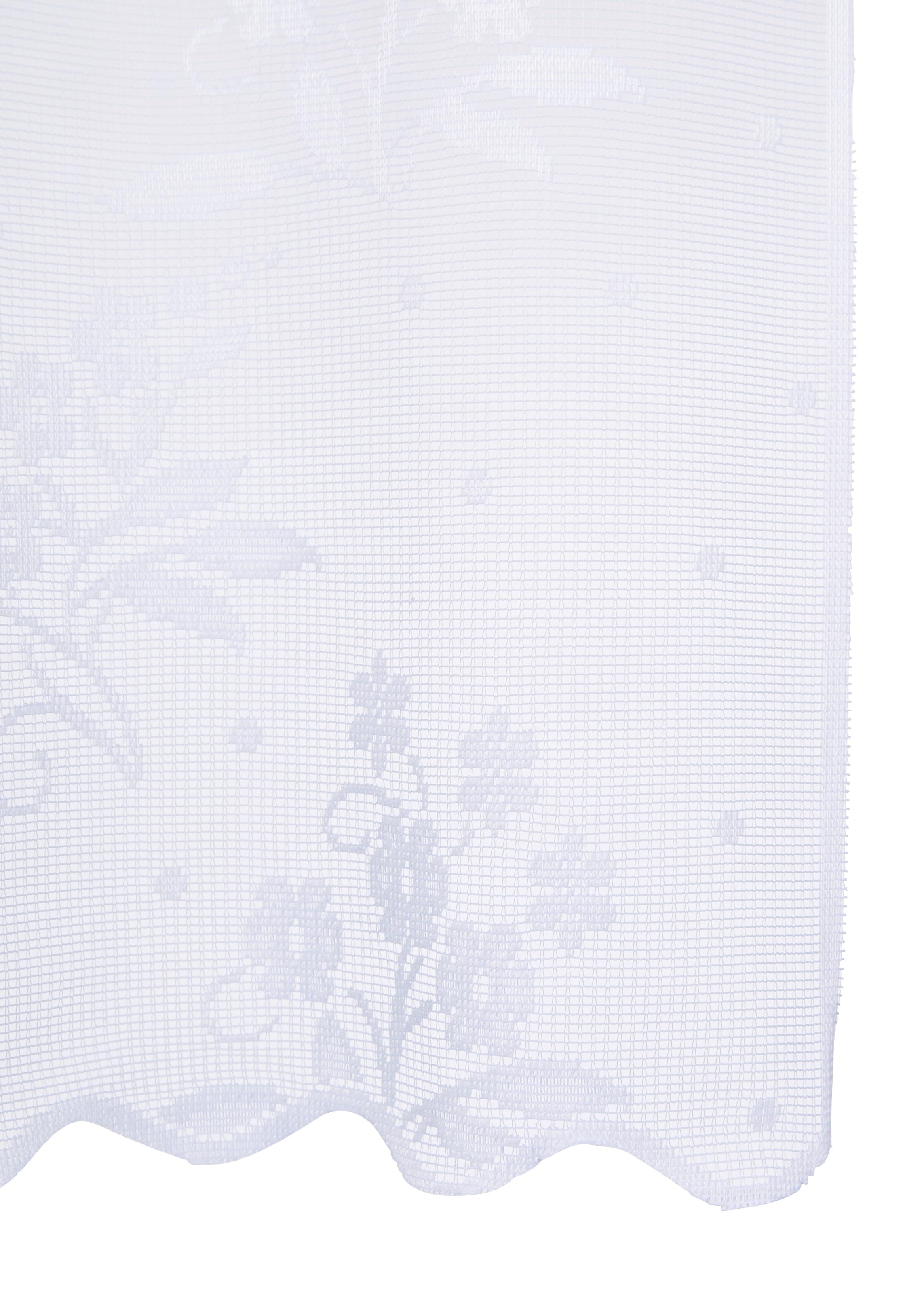 Rechnung (1 Scheibengardine Design auf | affaire St.), transparent, Jacquard, florales »Moni«, BAUR Home