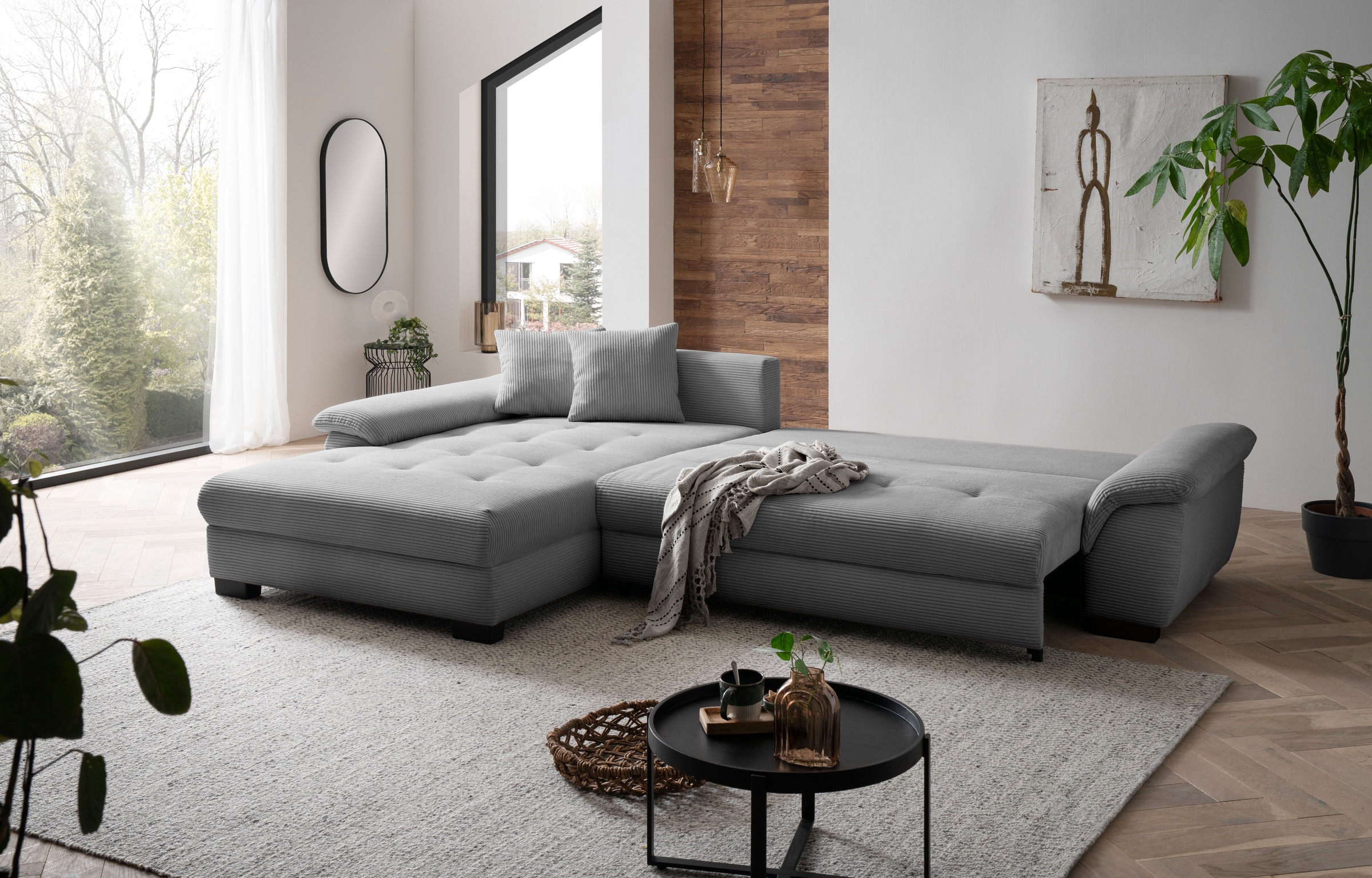 Mr. Couch Ecksofa "Dario, L-Form, mit Bett und Bettkasten", wahlweise mit K günstig online kaufen