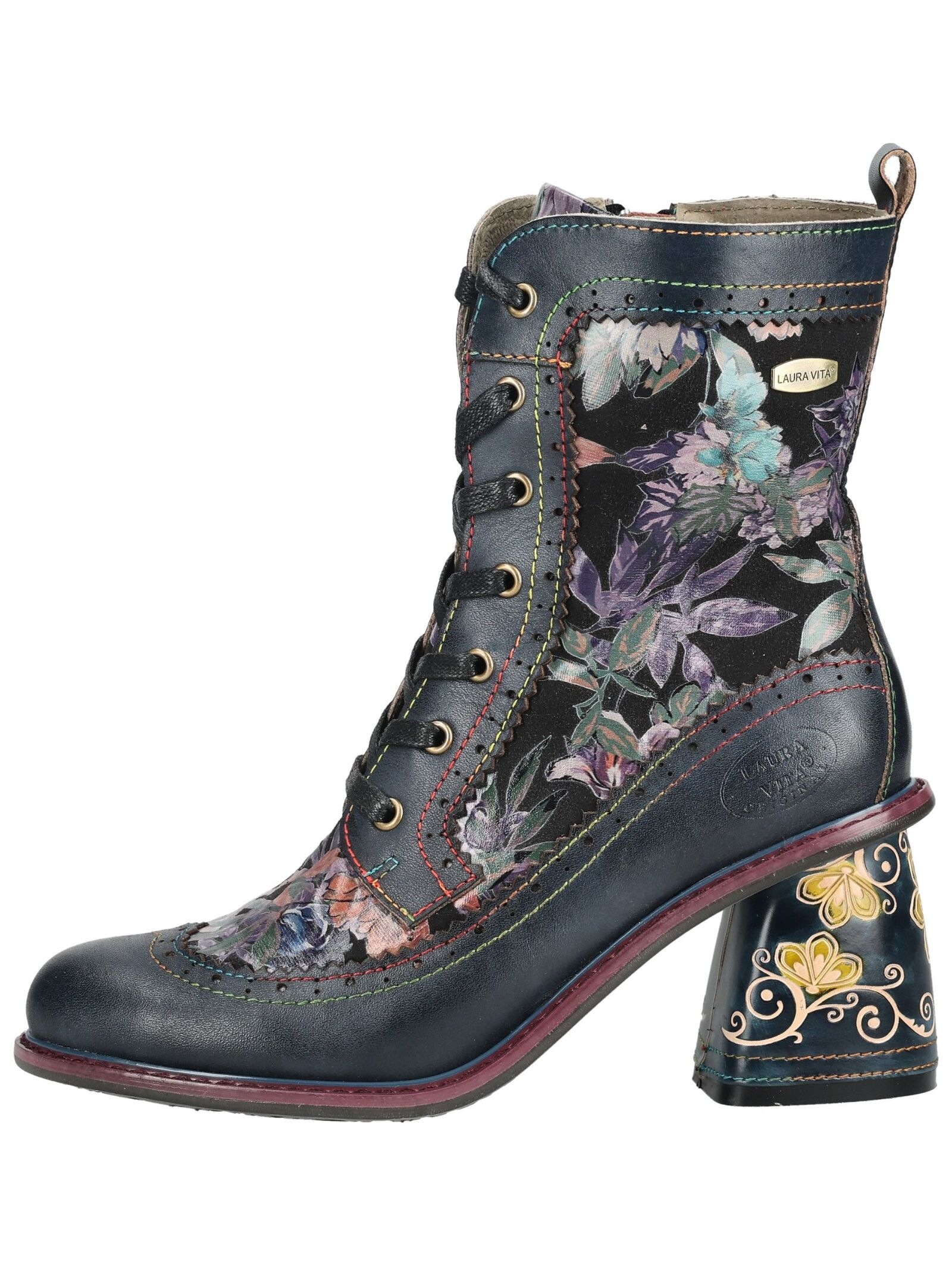 LAURA VITA Schnürstiefelette »LAURA VITA Stiefelette Leder/Textil«