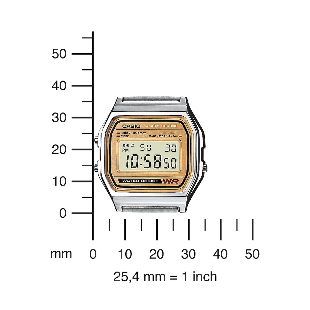 CASIO VINTAGE Chronograph »A158WEA-1EF«