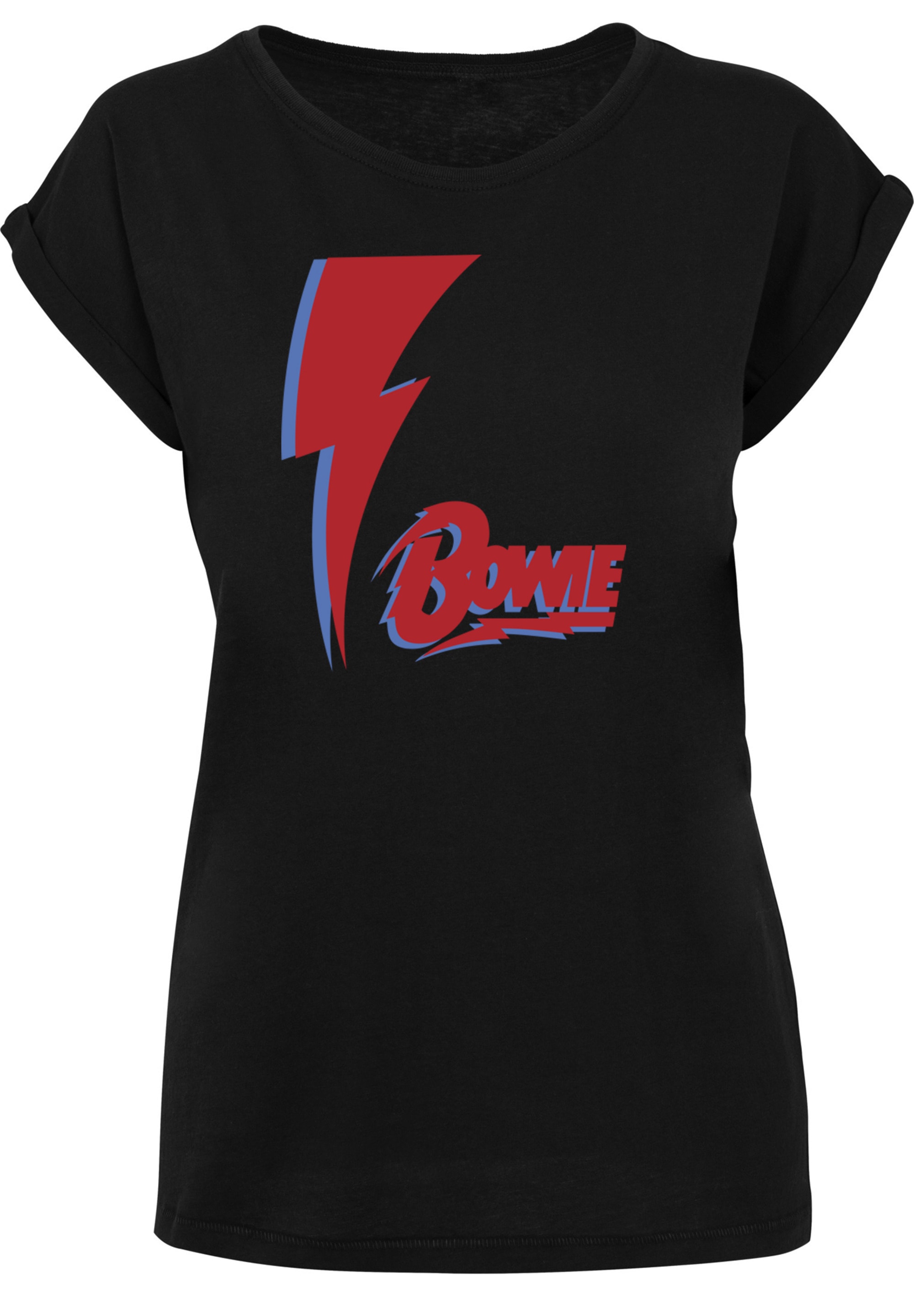 F4NT4STIC T-Shirt »David Bowie Red Bolt«, Print