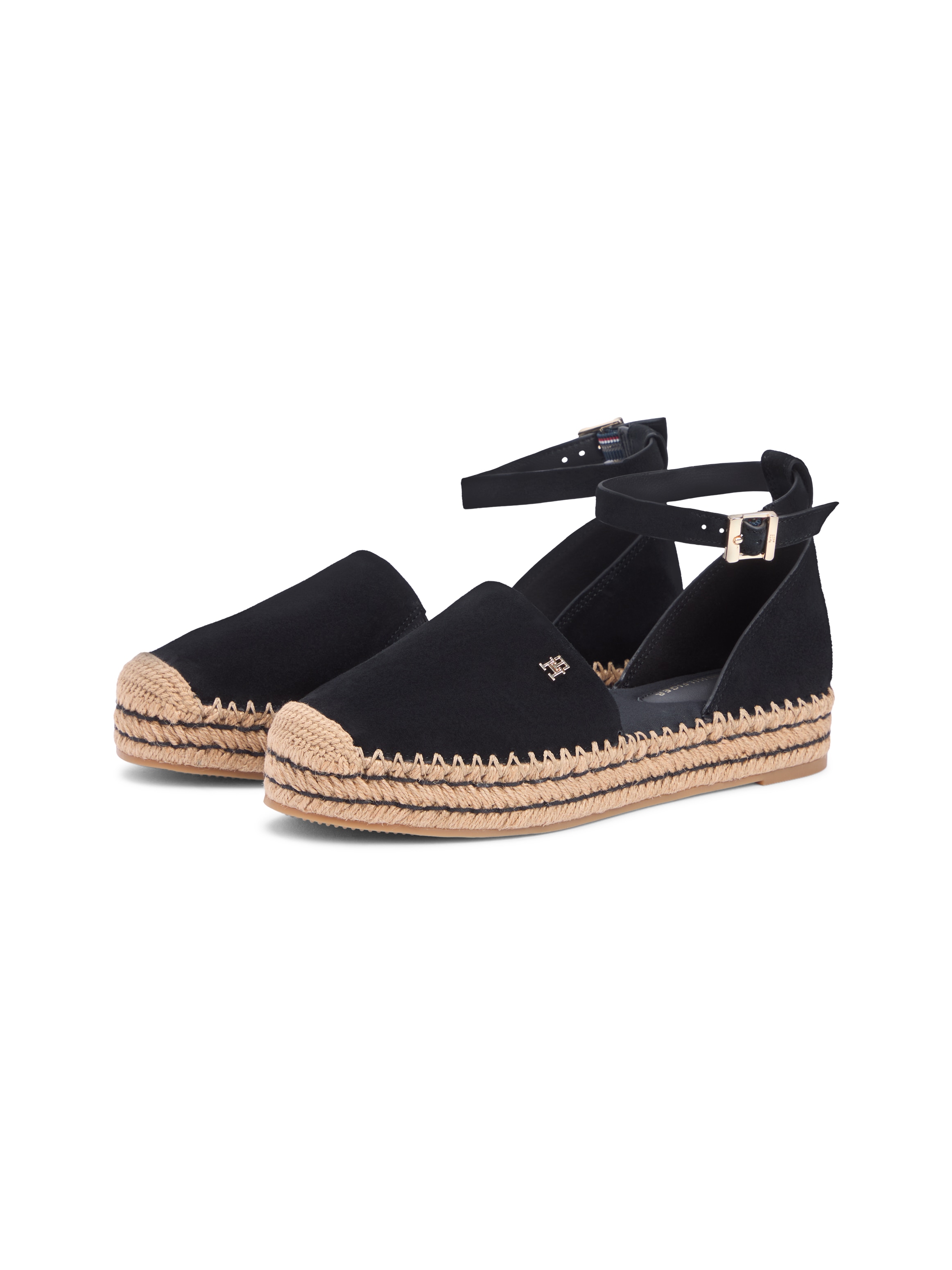 Tommy Hilfiger Riemchenballerina "TH PLATFORM ESPAD SUEDE STRAP" Sommerschu günstig online kaufen