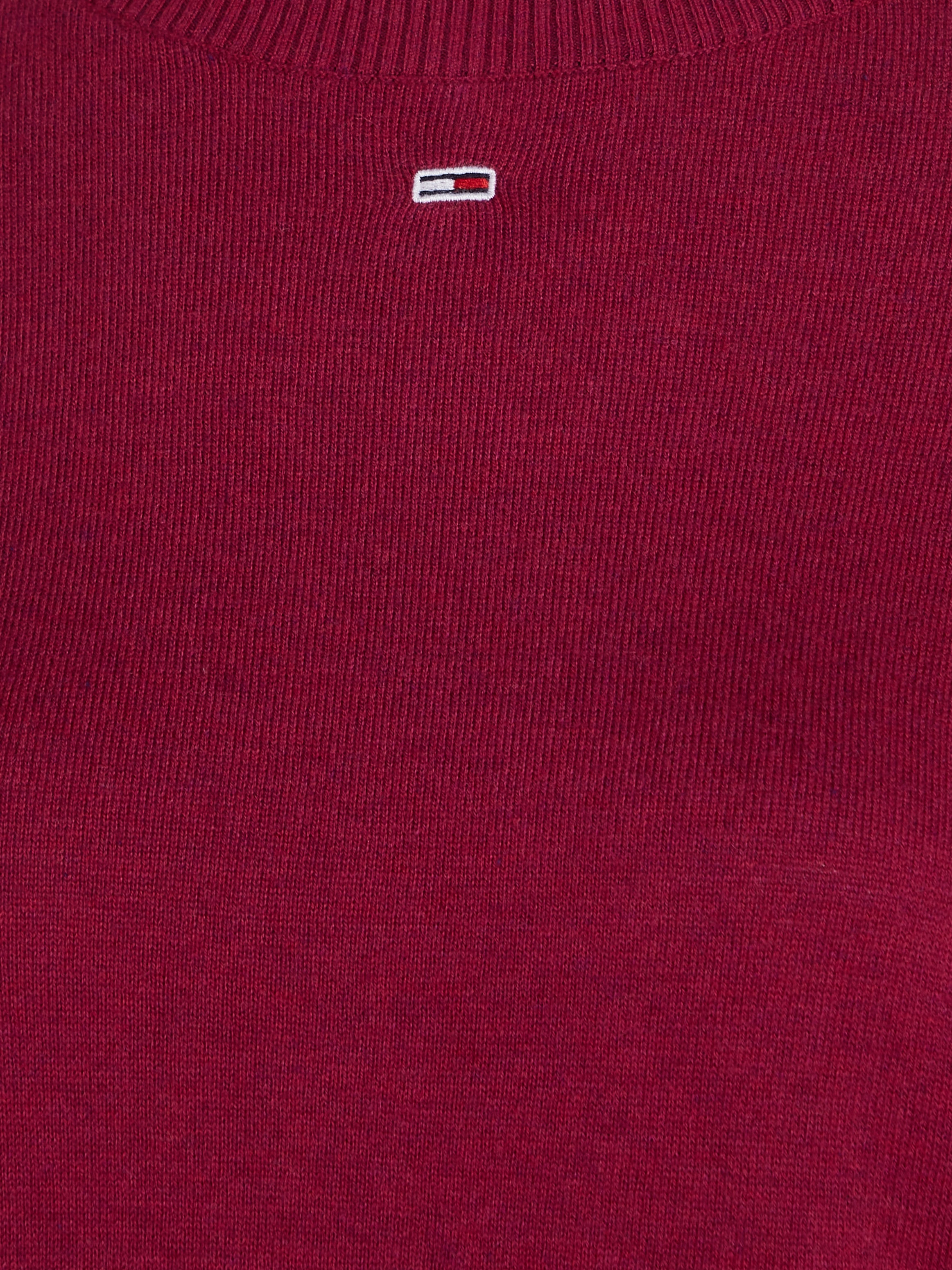 Tommy Jeans Strickpullover »TJW ESSENTIAL CREW NECK SWEATER«, mit Logostickerei