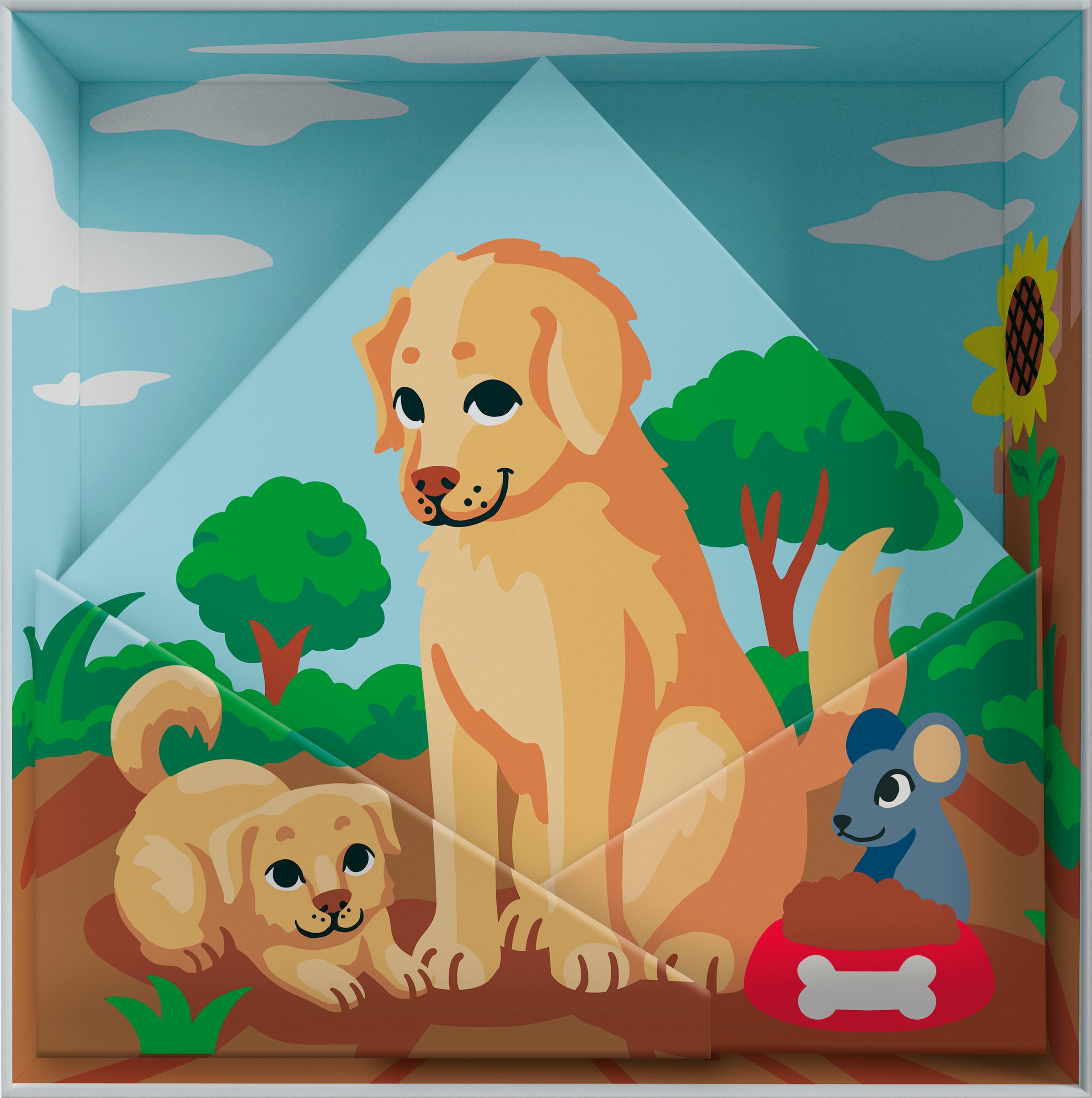 Ravensburger Malen nach Zahlen »CreArt, Do it together, Hunde«, Made in Europe