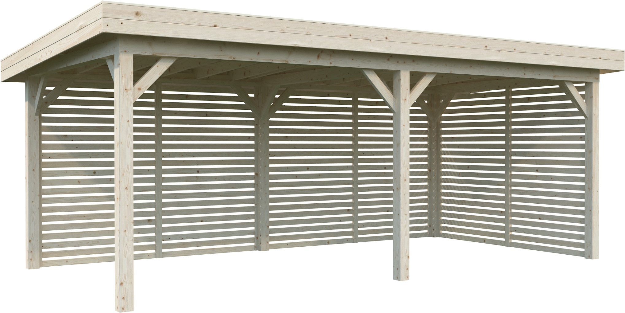 Palmako Holzpavillon »Lenna 16,6 m² Set 309« BxTxH: 628x340x245 cm
