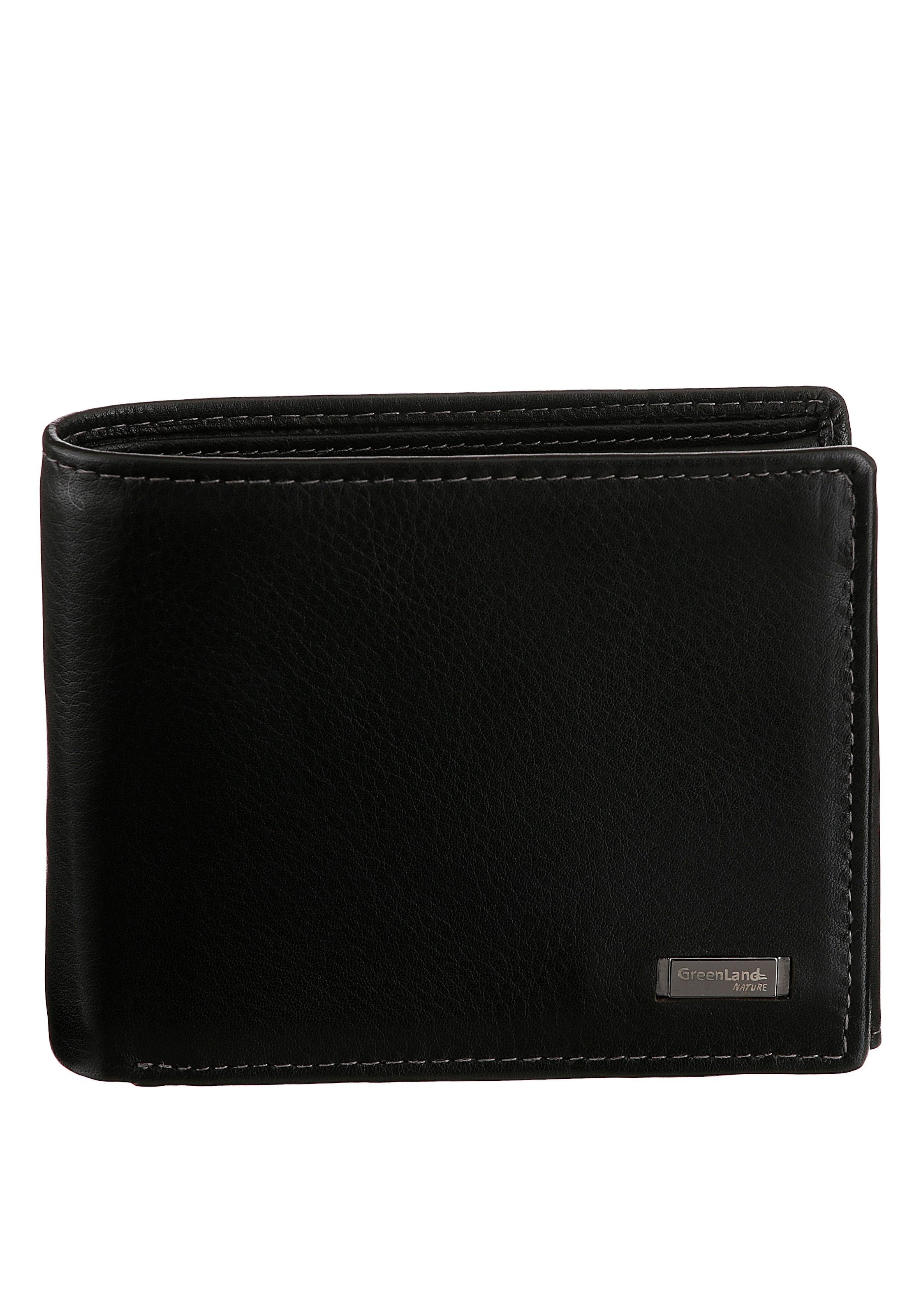 BAUR »Black Geldbörse | bestellen Nappa«, Leder, mit aus Ausstattung RFID GreenLand Nature