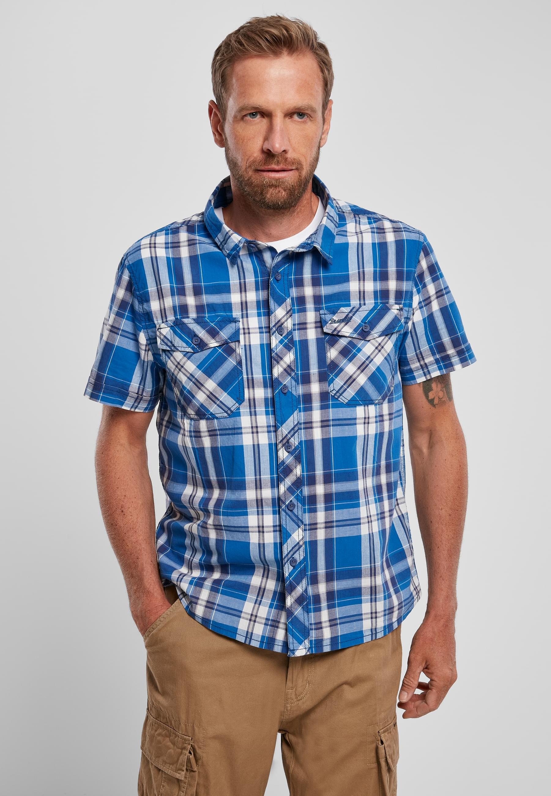 Brandit Langarmhemd »Brandit Herren Roadstar Shirt«, (1 tlg.)
