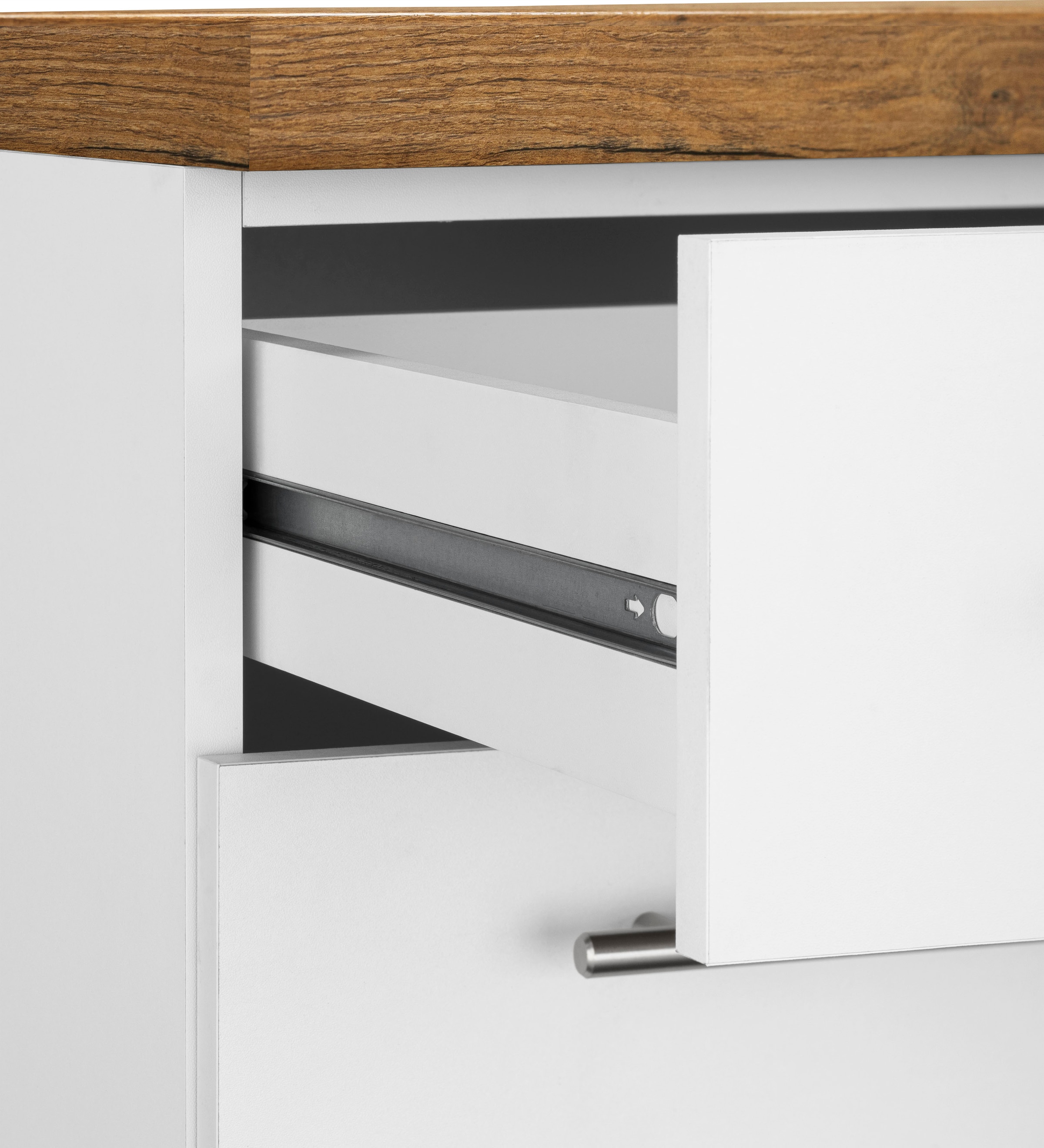 wiho Küchen Küchenzeile »Unna« ohne E-Geräte, Breite 220 cm