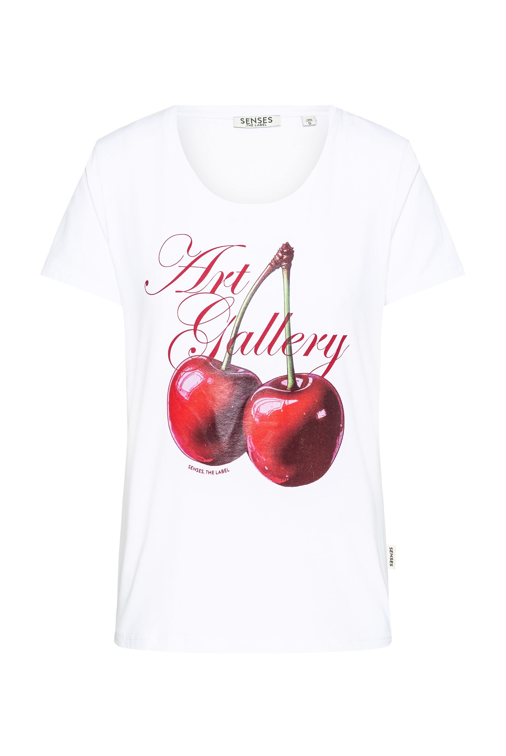 SENSES.THE LABEL Rundhalsshirt mit Baumwolle