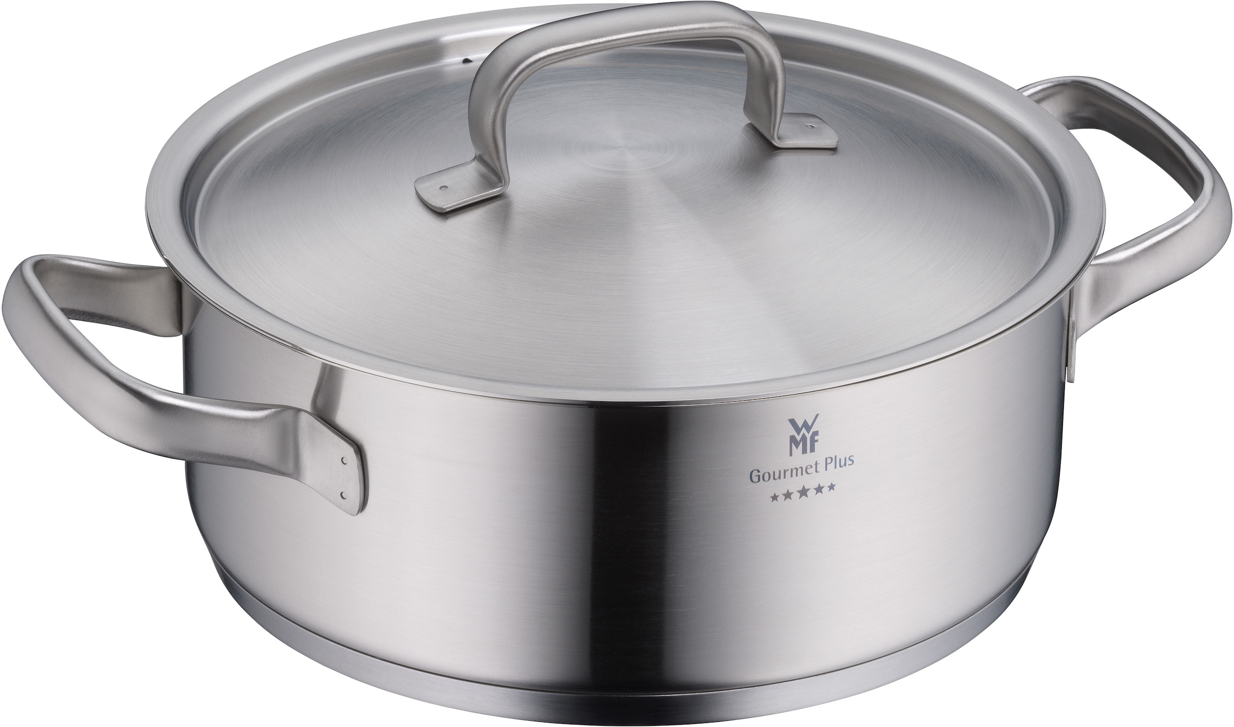 WMF Bratentopf mit Deckel ULTIMATE COOL 24cm Cromargan silber baby 5