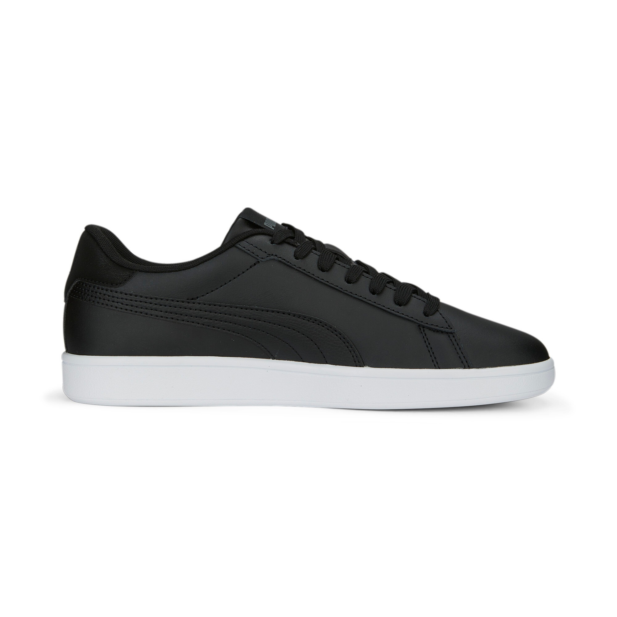 Sneaker PUMA "SMASH 3.0 L", Damen, Gr. 39, schwarz (puma schwarz, puma schwarz, puma weiß), Leder, unifarben, Schuhe Sneaker, mit sportlicher Optik, mit leicht profilierter Gummilaufsohle 5