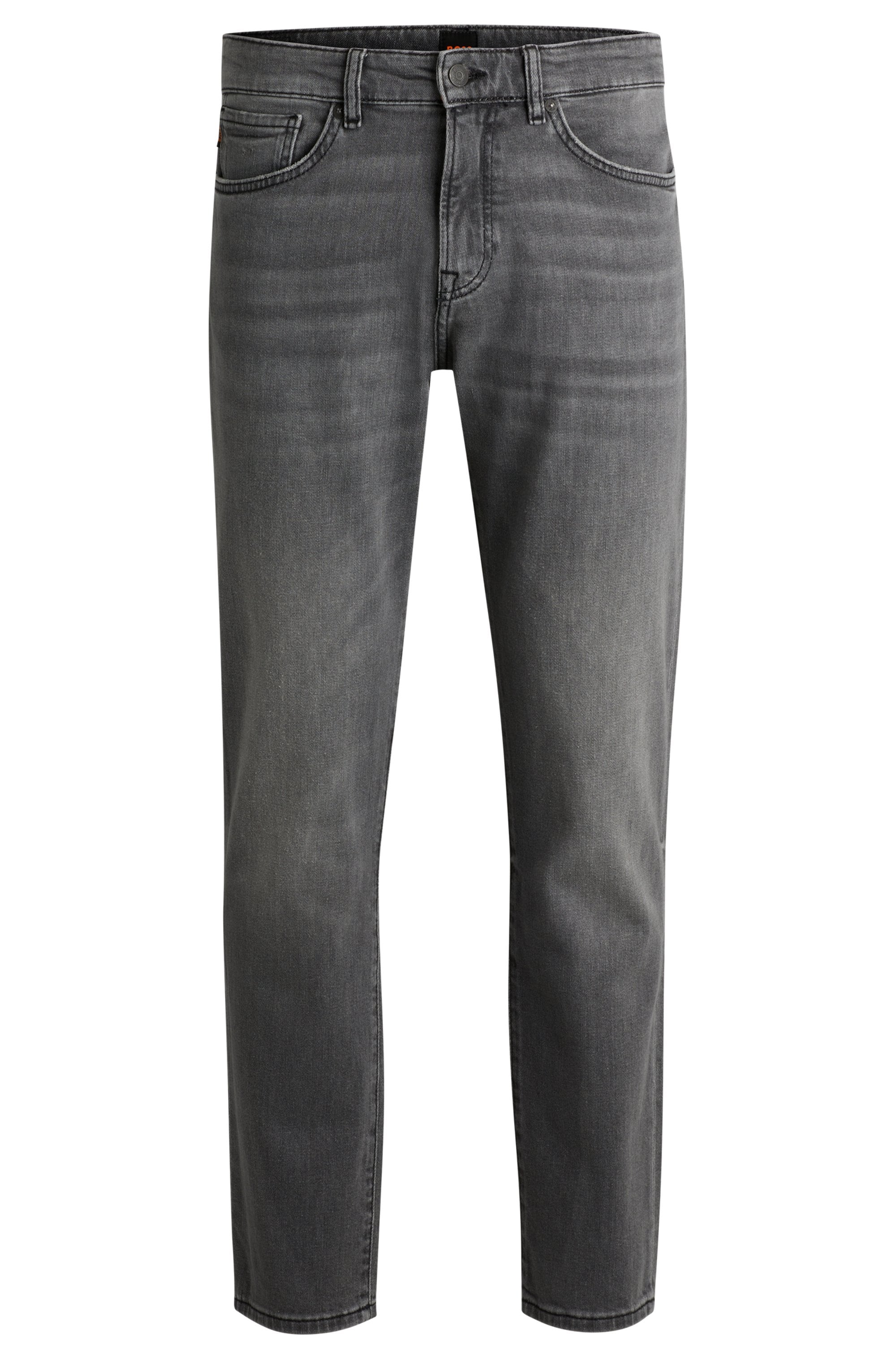 Straight-Jeans »RE.MAINE BO«, mit BOSS Leder-Badge