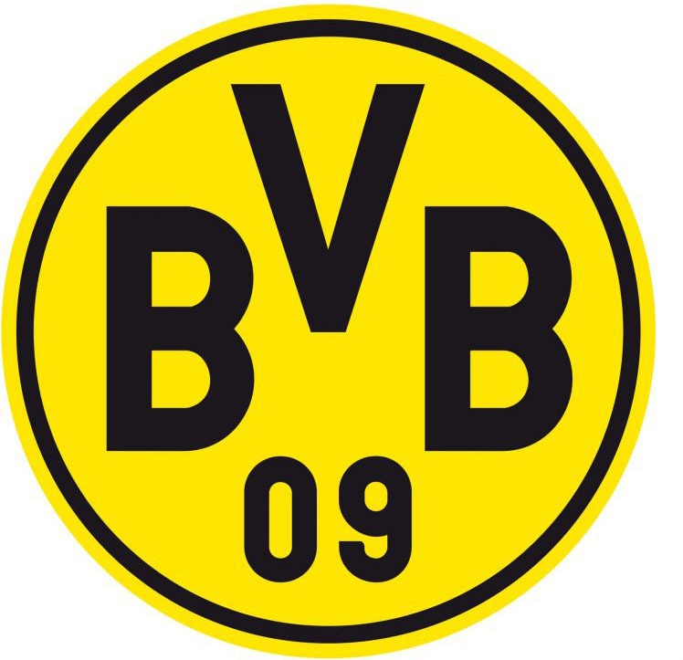 Borussia Logo«, (1 Wall-Art BAUR St.) | Dortmund bestellen Wandtattoo »Fußball