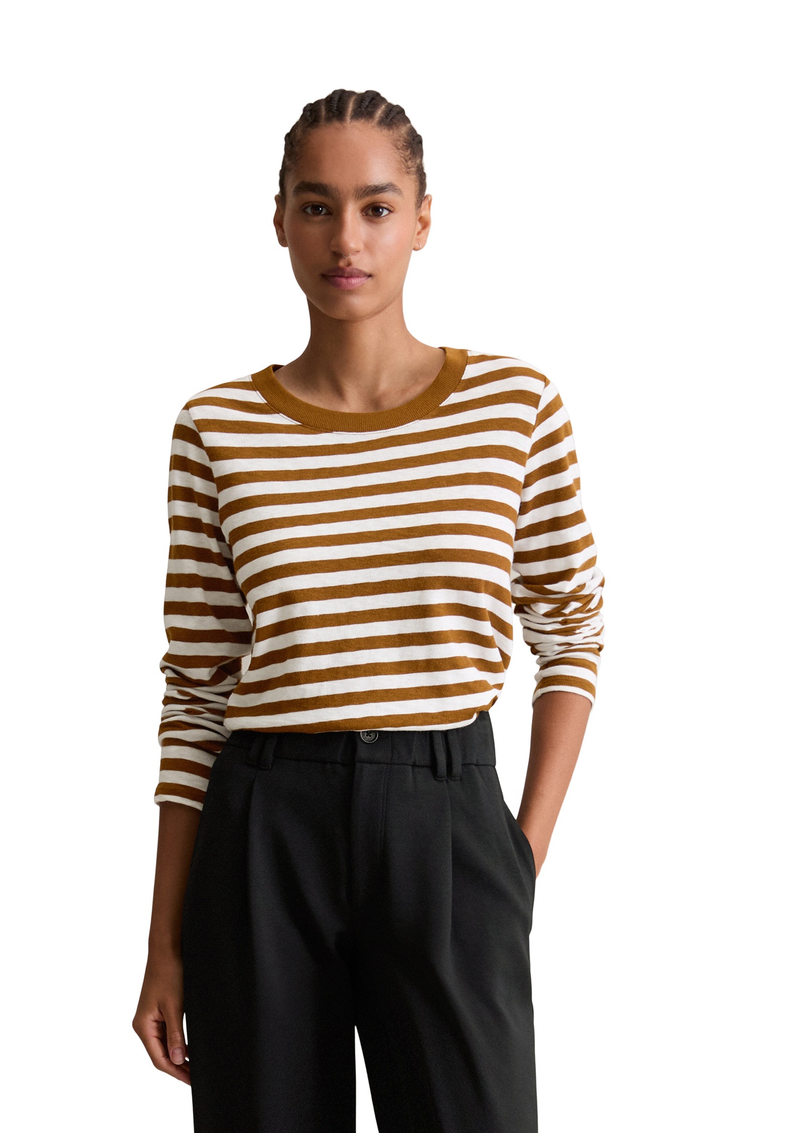 Marc OPolo DENIM Langarmshirt "aus Heavy Slub Jersey" günstig online kaufen