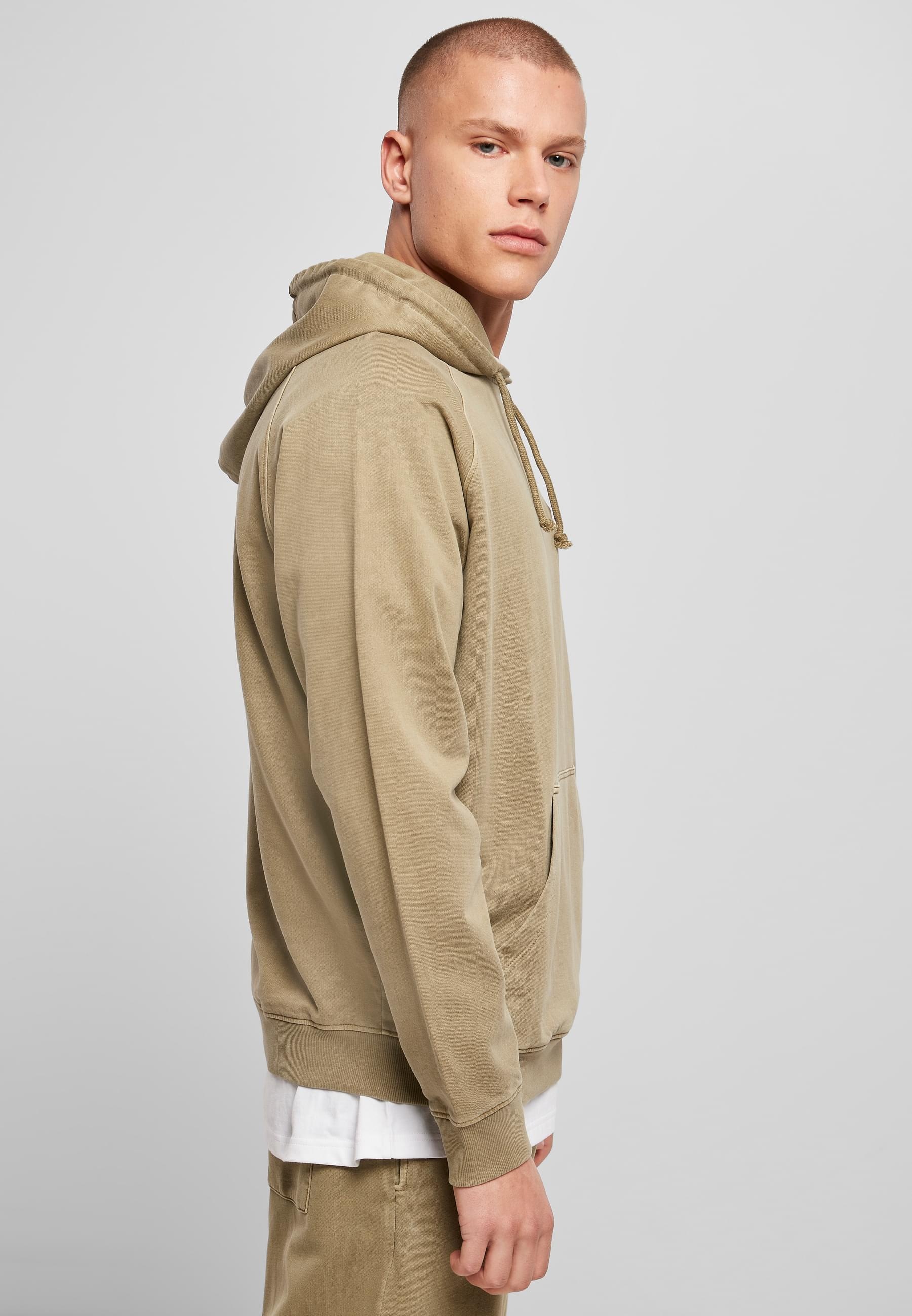 URBAN CLASSICS Sweatshirt »Urban Classics Herren Overdyed Hoody«, (1 tlg.)